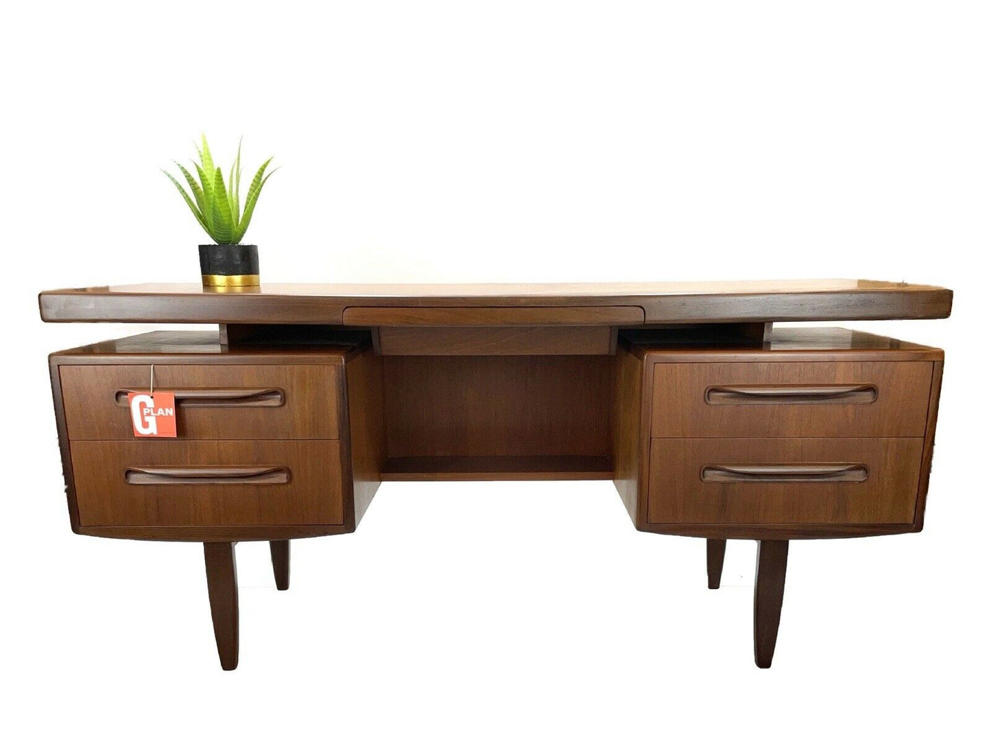 G Plan Fresco, Mid-Century Modern, Teak Desk - V.B. Wilkins