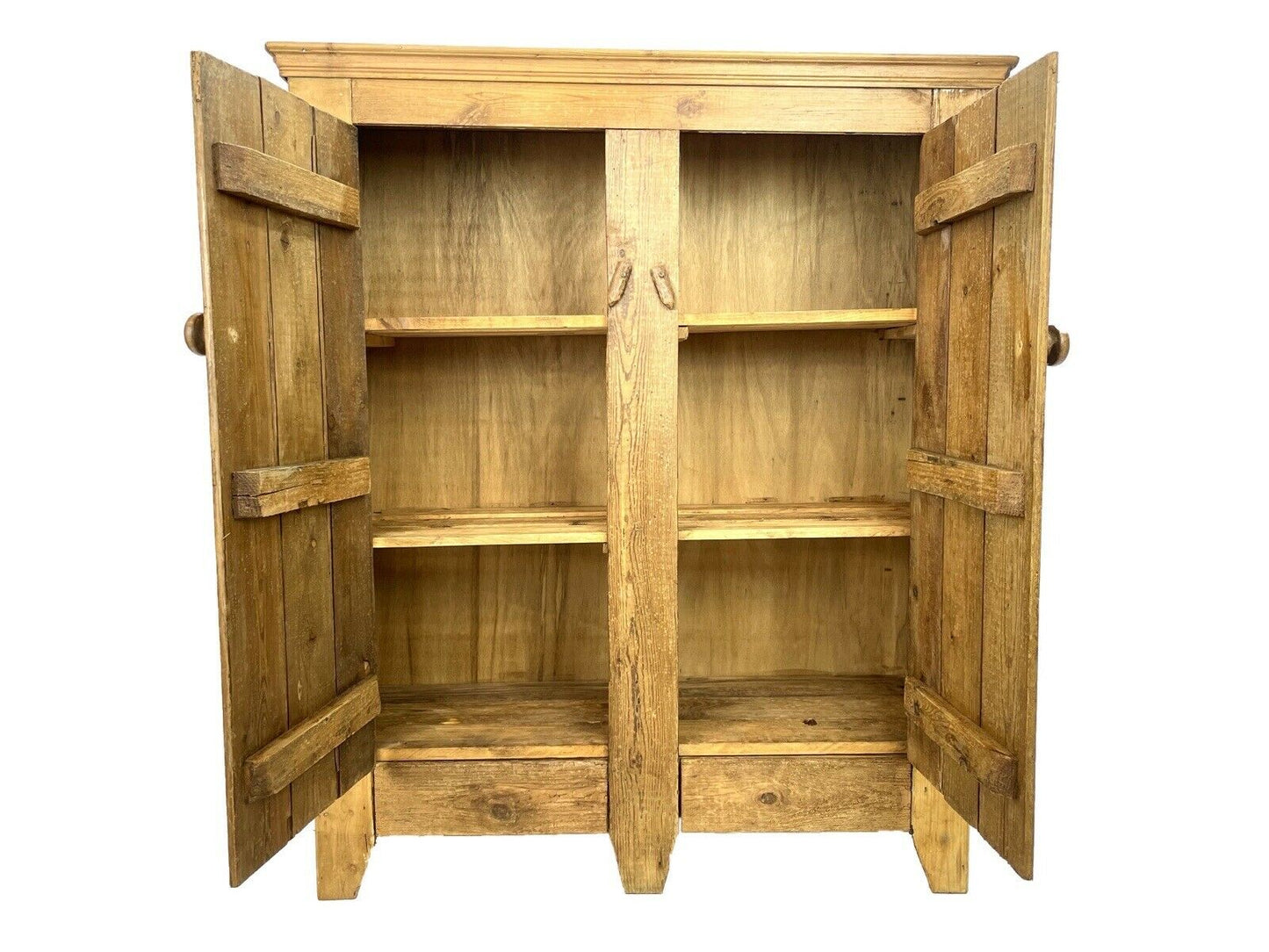Antique, Rustic Pine Linen Cupboard