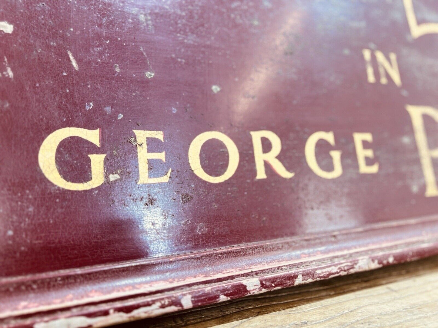 Early 20th Century, Painted Wooden Wine Merchants Shop Sign