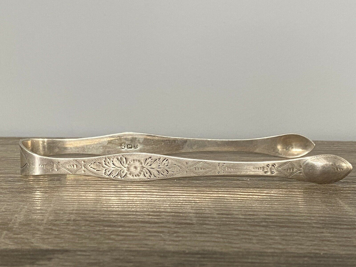 Large Silver Sugar Tongs By Peter, Ann & William Bateman, 1800
