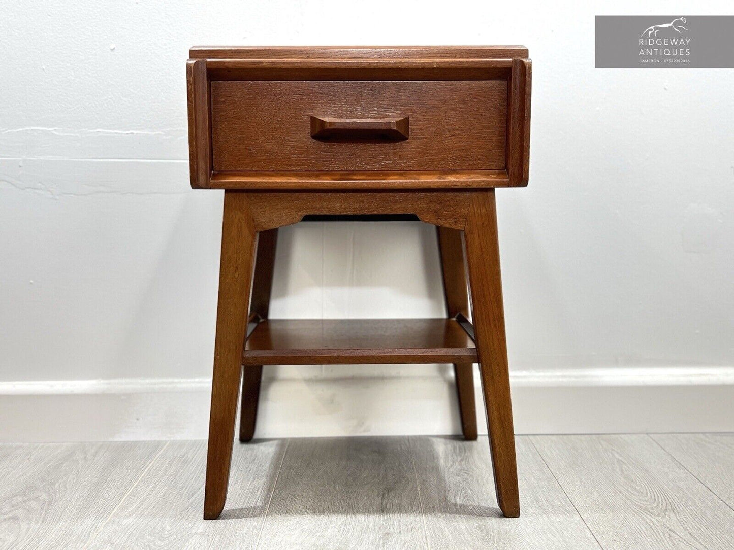 G Plan / E Gomme Brandon, Mid Century Single Drawer, Bedside Table