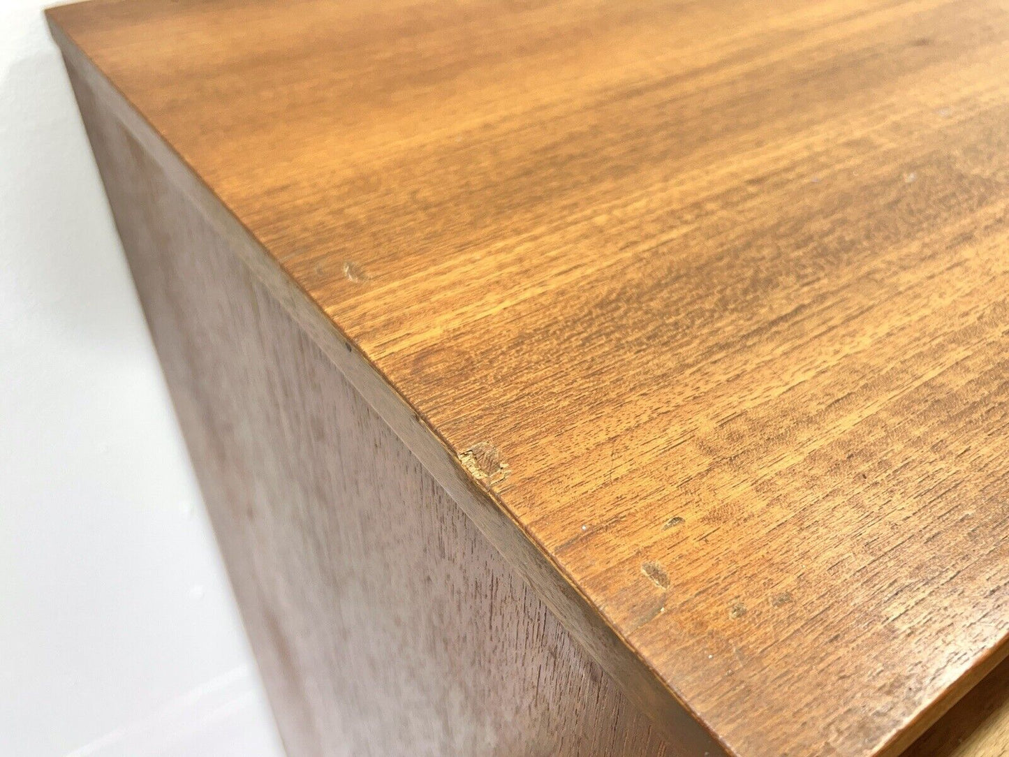 Nathan, Mid Century Teak Tallboy / 5 Drawer Chest of Drawers