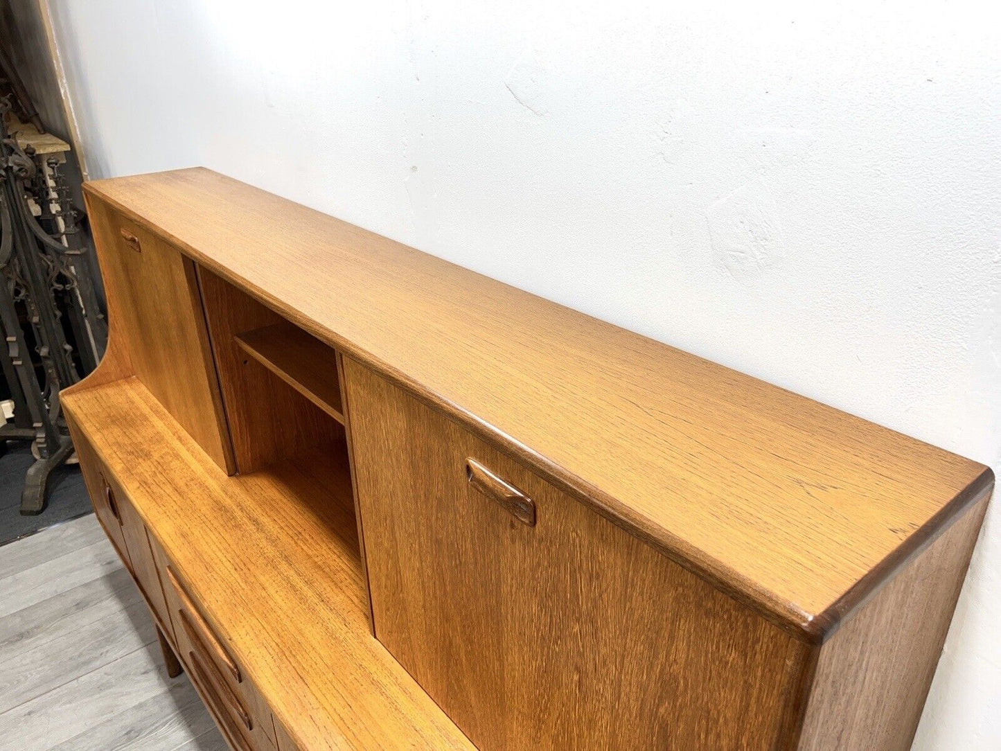 G Plan Fresco, Mid Century Teak Highboard / Tall Sideboard
