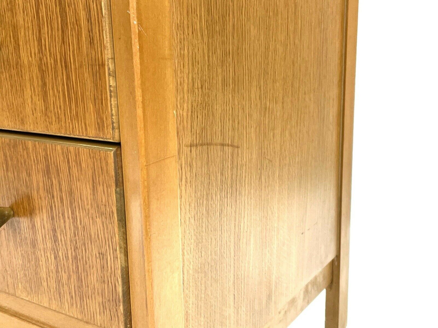 Lebus, Mid-Century, Golden Oak Chest Of Drawers / Tallboy