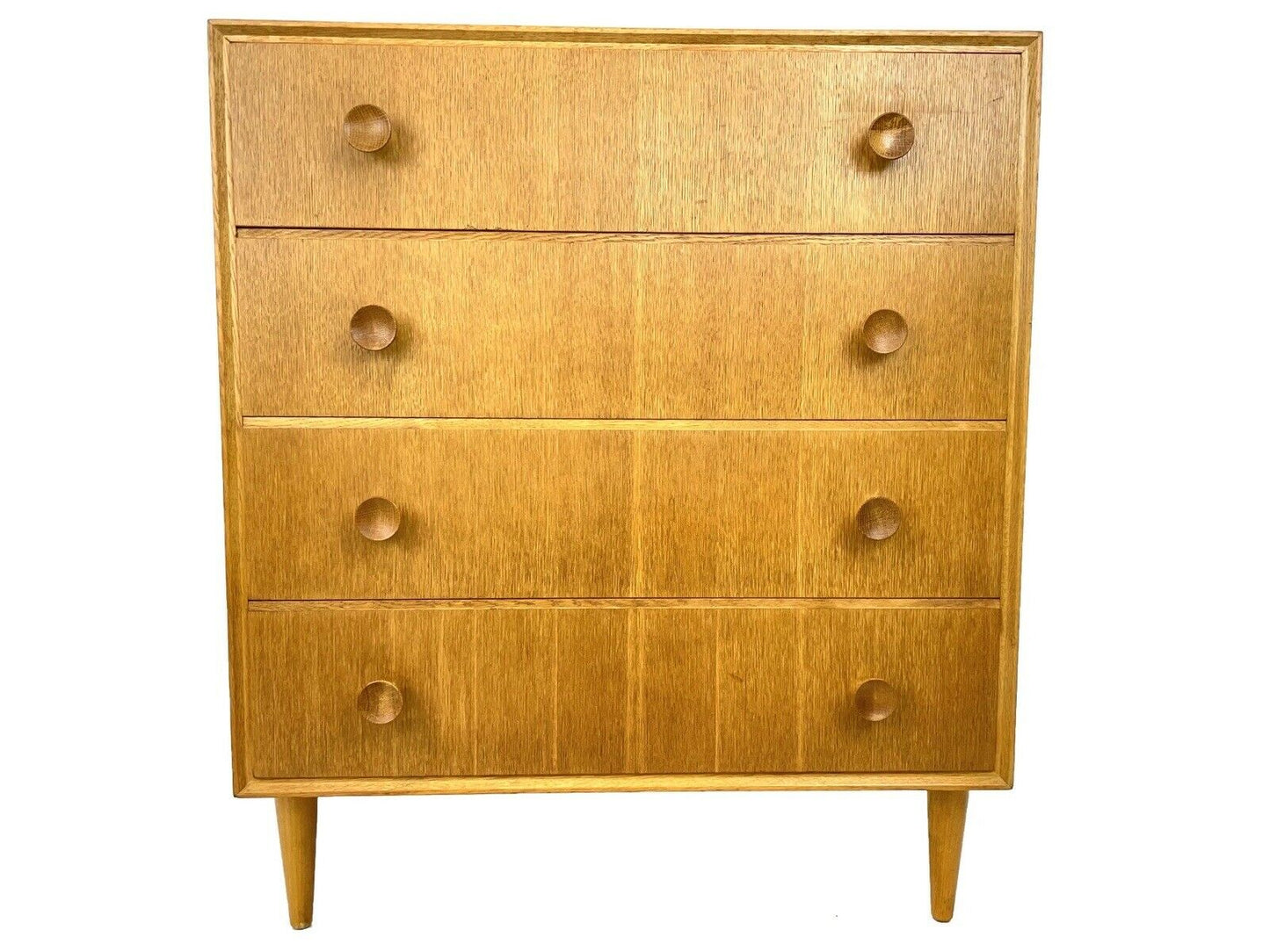 Mid Century Modern, Meredew Golden Oak Chest of Drawers