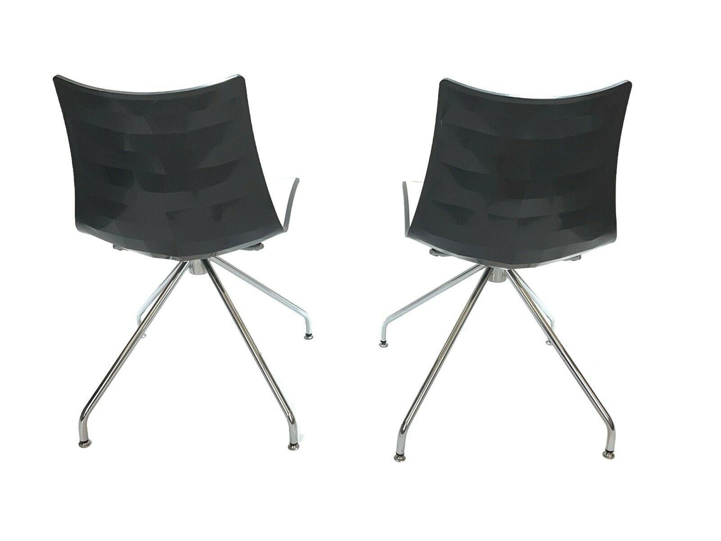 Scab Zebra, Revolving Dining Chairs And Associated Table