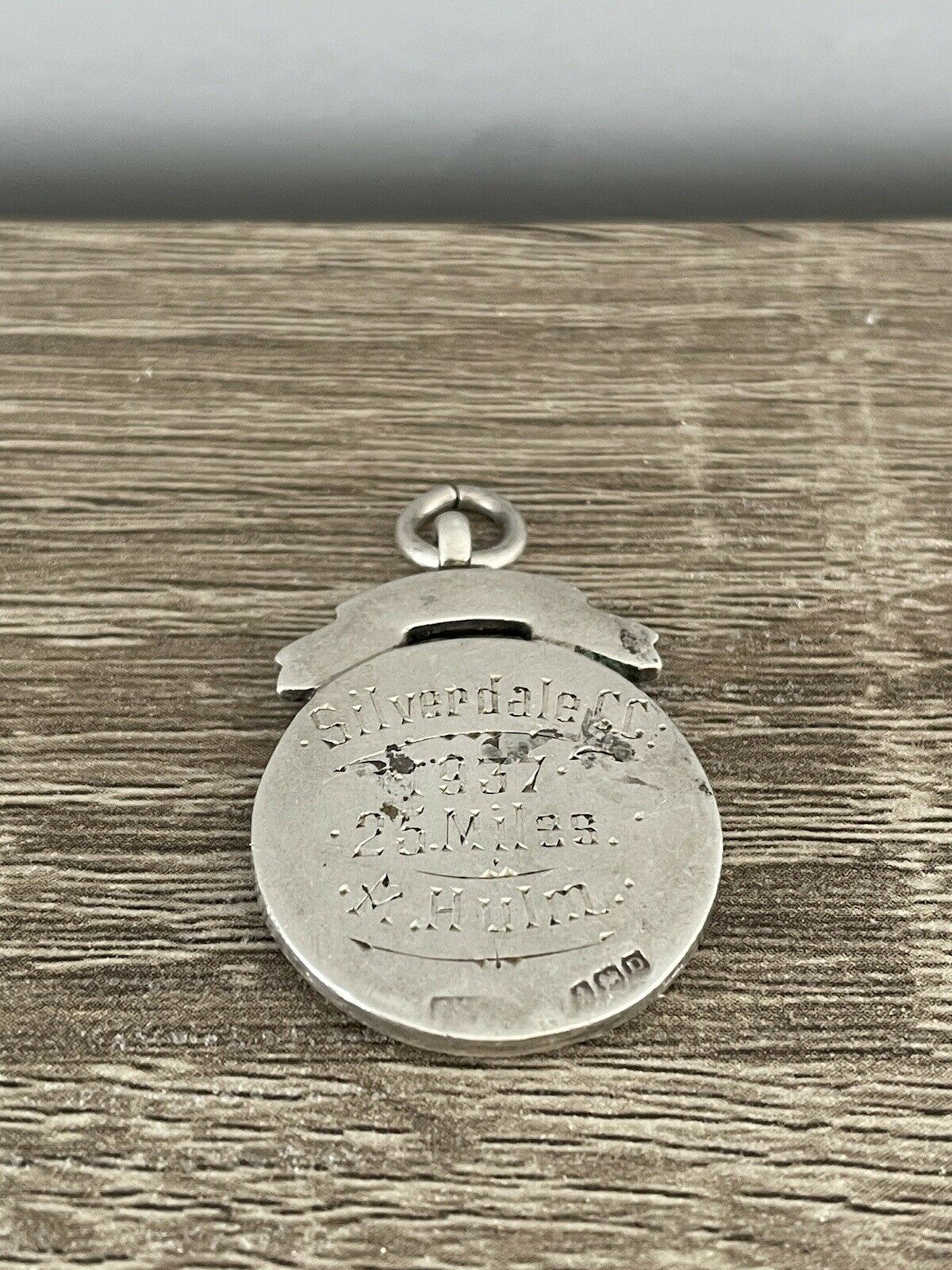 Silver Watch Fob, Birmingham 1923 By An Unknown Maker