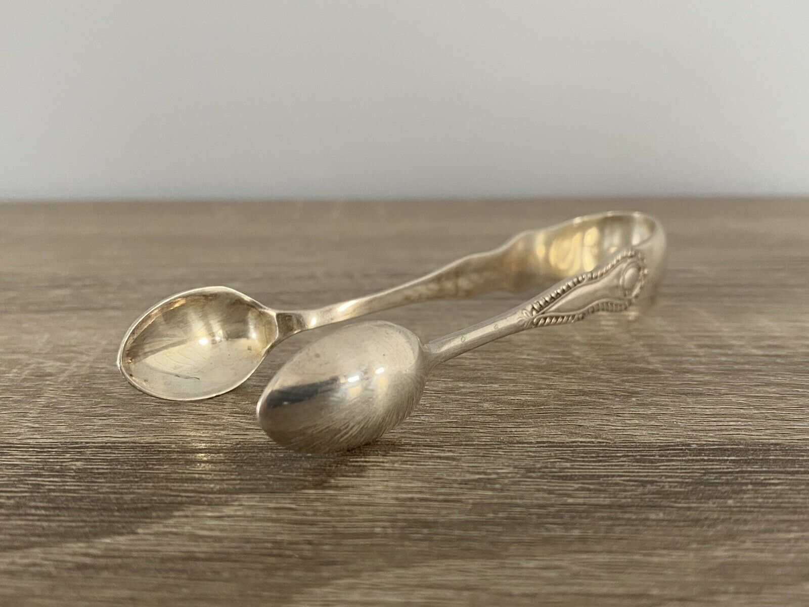 Silver Sugar Tongs By Isaac Ellis & Sons, Sheffield 1903