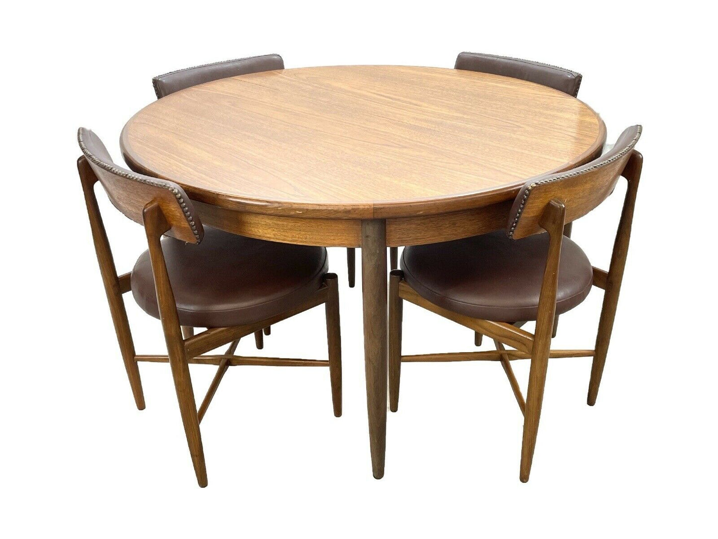 G Plan Fresco - Kofod Larsen - Set Of 4 Dining Chairs And Extending Dining Table