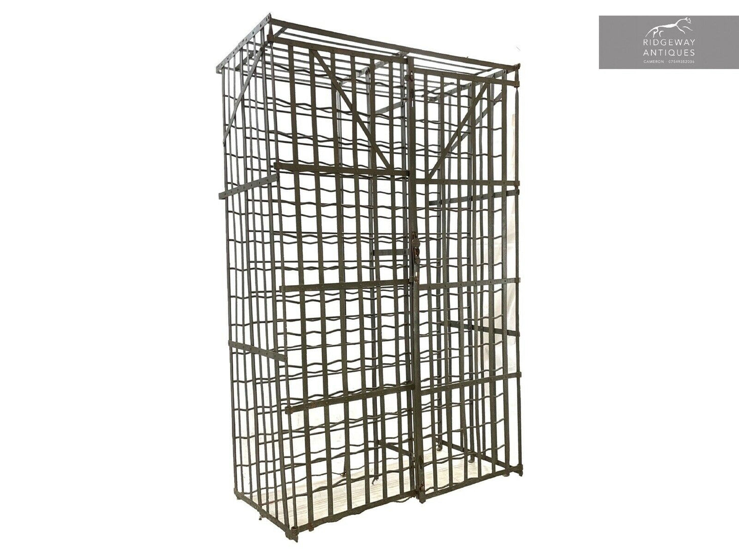 Early 20th Century, Wrought Iron French Wine Rack / Cage