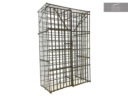 Early 20th Century, Wrought Iron French Wine Rack / Cage