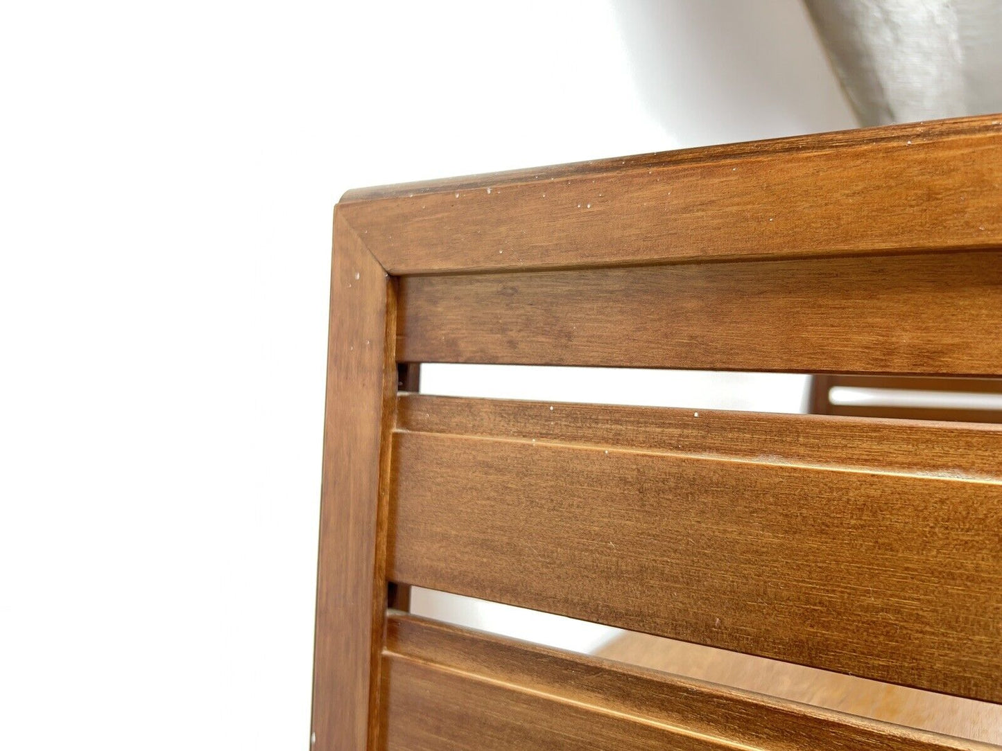 Staples Ladderax, Large Glazed Display Cabinet with Teak Ladders