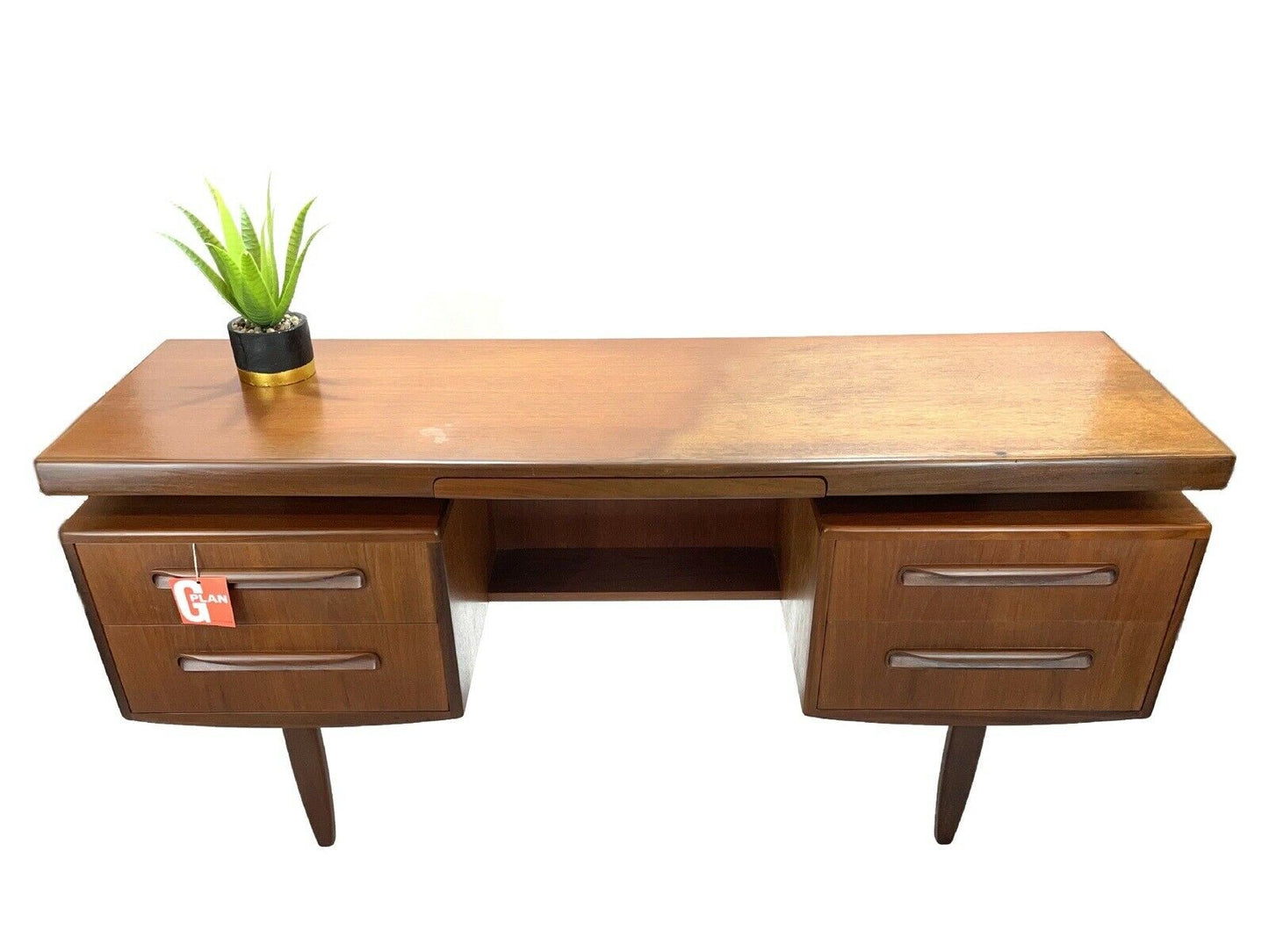 G Plan Fresco, Mid-Century Modern, Teak Desk - V.B. Wilkins
