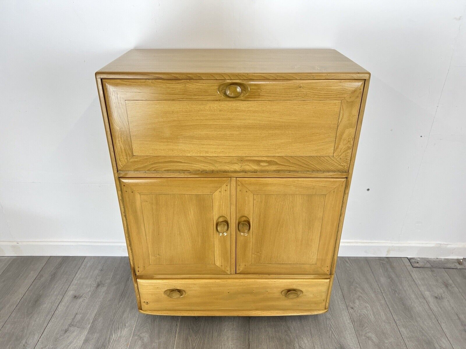 Ercol Model 469, Vintage Elm Bureau