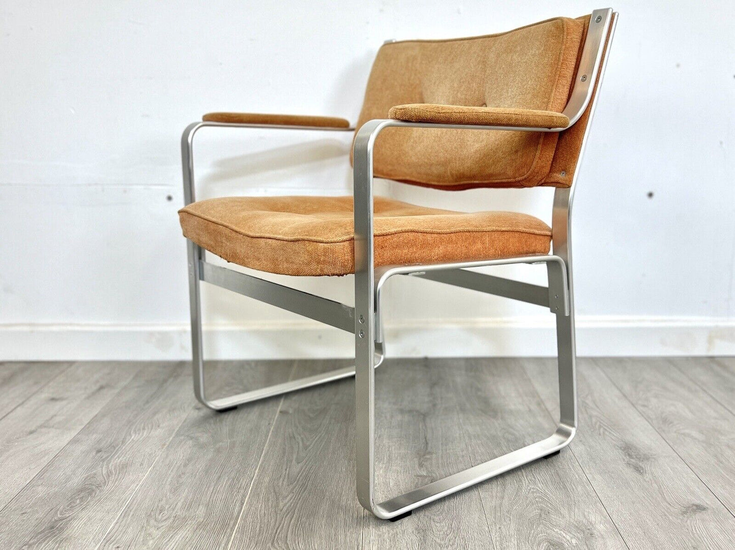 J. O. Carlsson Mondo, Corduroy & Aluminium Club / Lounge Chair