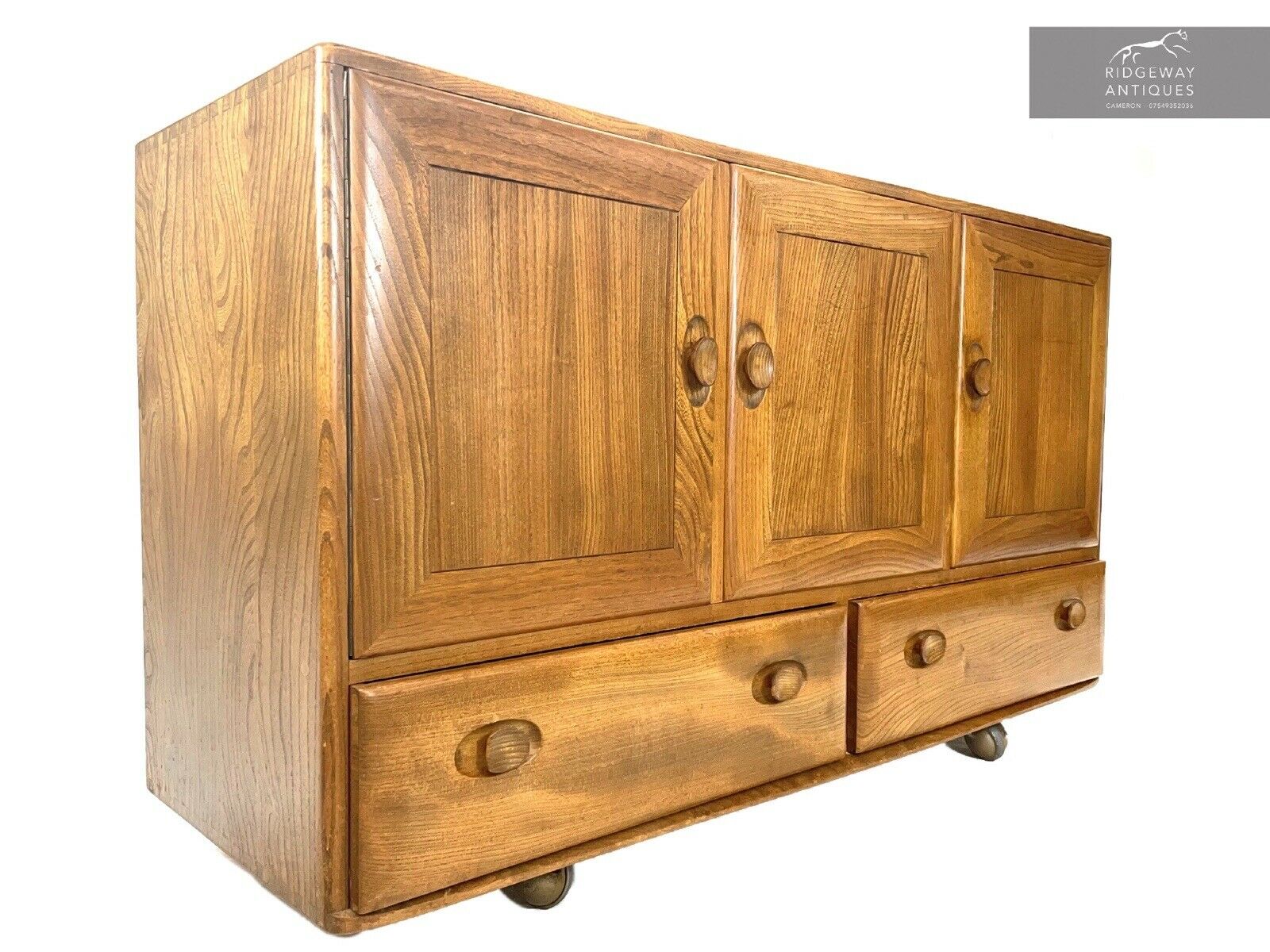 Ercol, Mid Century Modern, Model 468 Sideboard