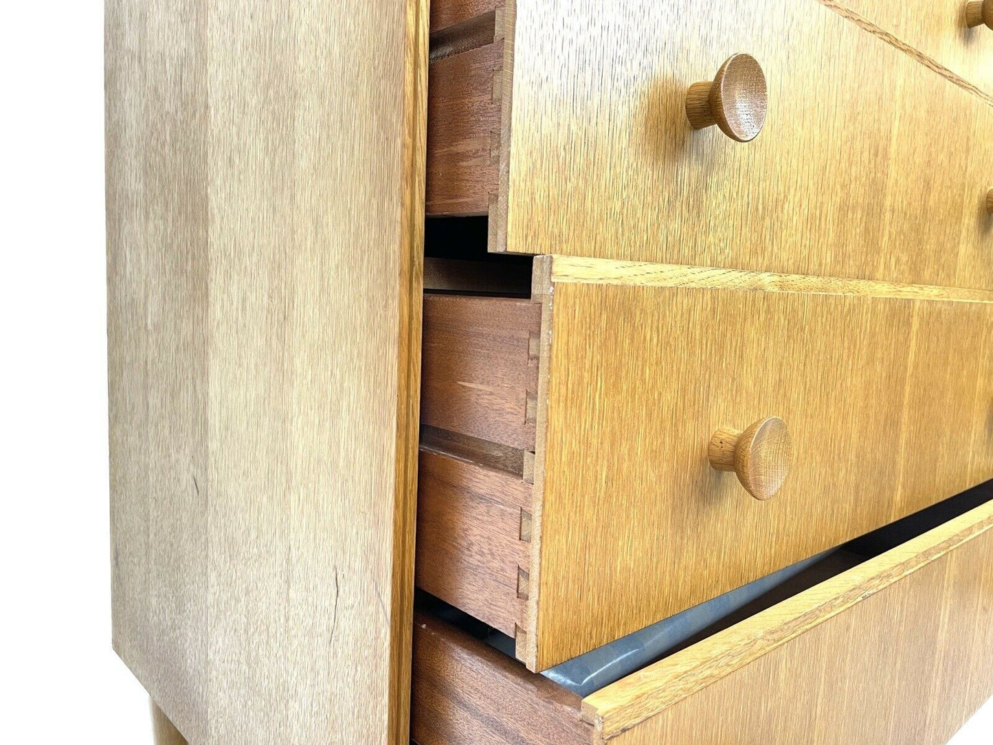 Mid Century Modern, Meredew Golden Oak Chest of Drawers