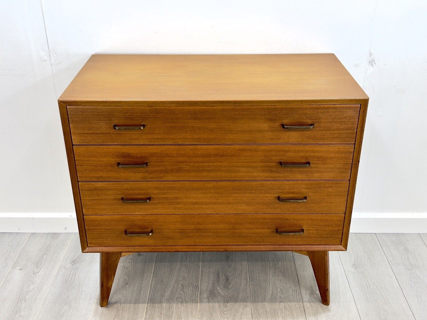 Mid Century Teak Chest of 4 Drawers