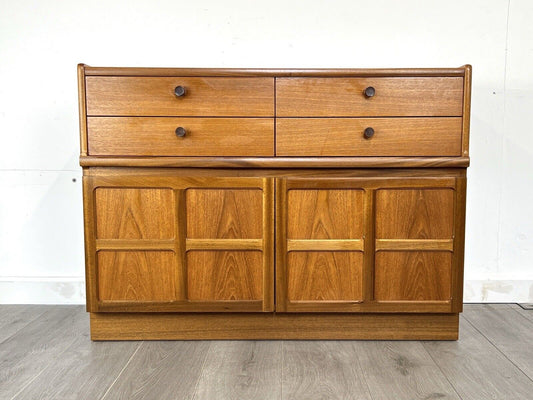 Nathan / Parker Knoll Squares, Mid Century Teak Compact Sideboard / Cupboard