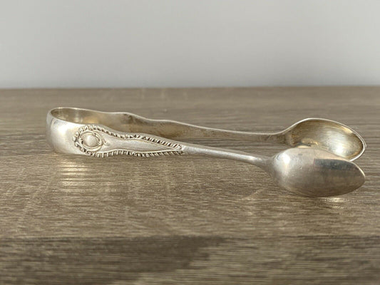 Silver Sugar Tongs By Isaac Ellis & Sons, Sheffield 1903