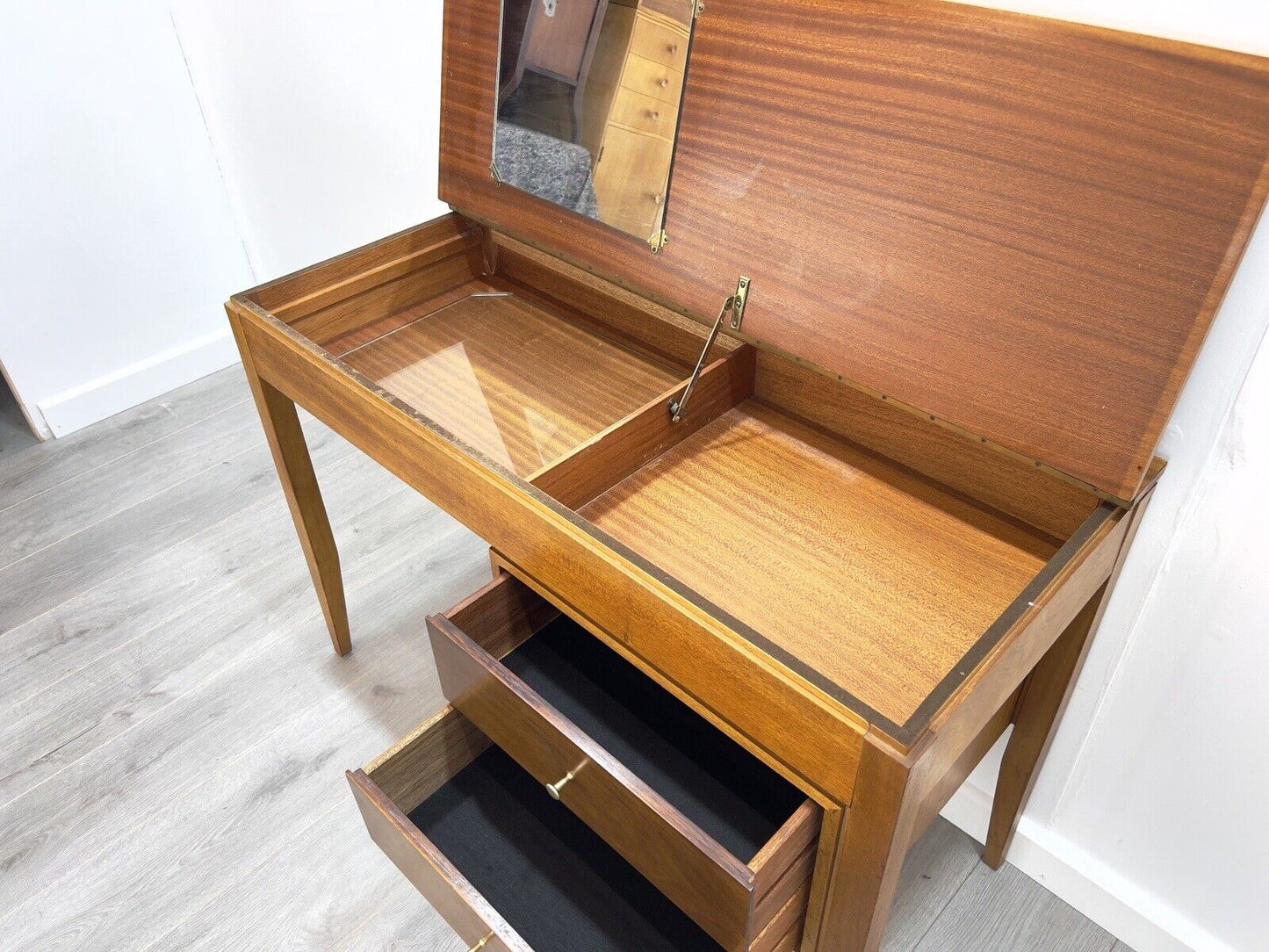 Peter Hayward for Uniflex, Mid Century, Walnut Dressing Table