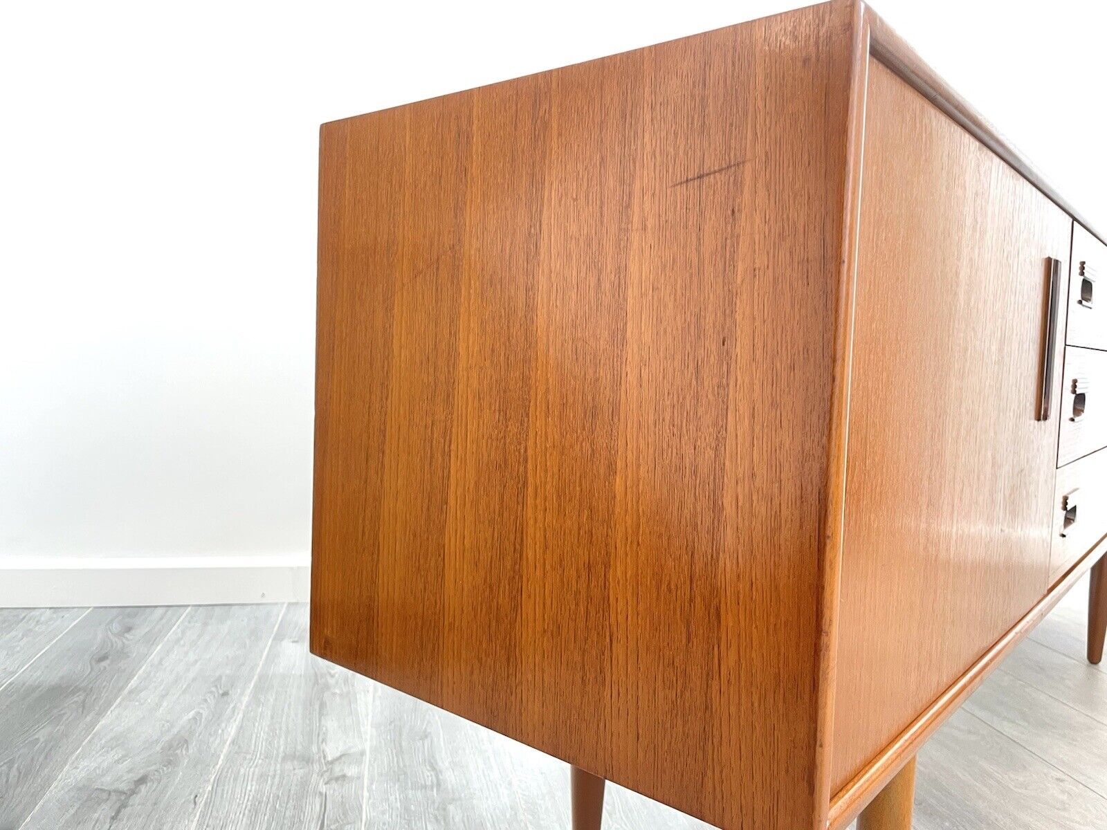 A Vintage Teak, Long Sideboard / Credenza