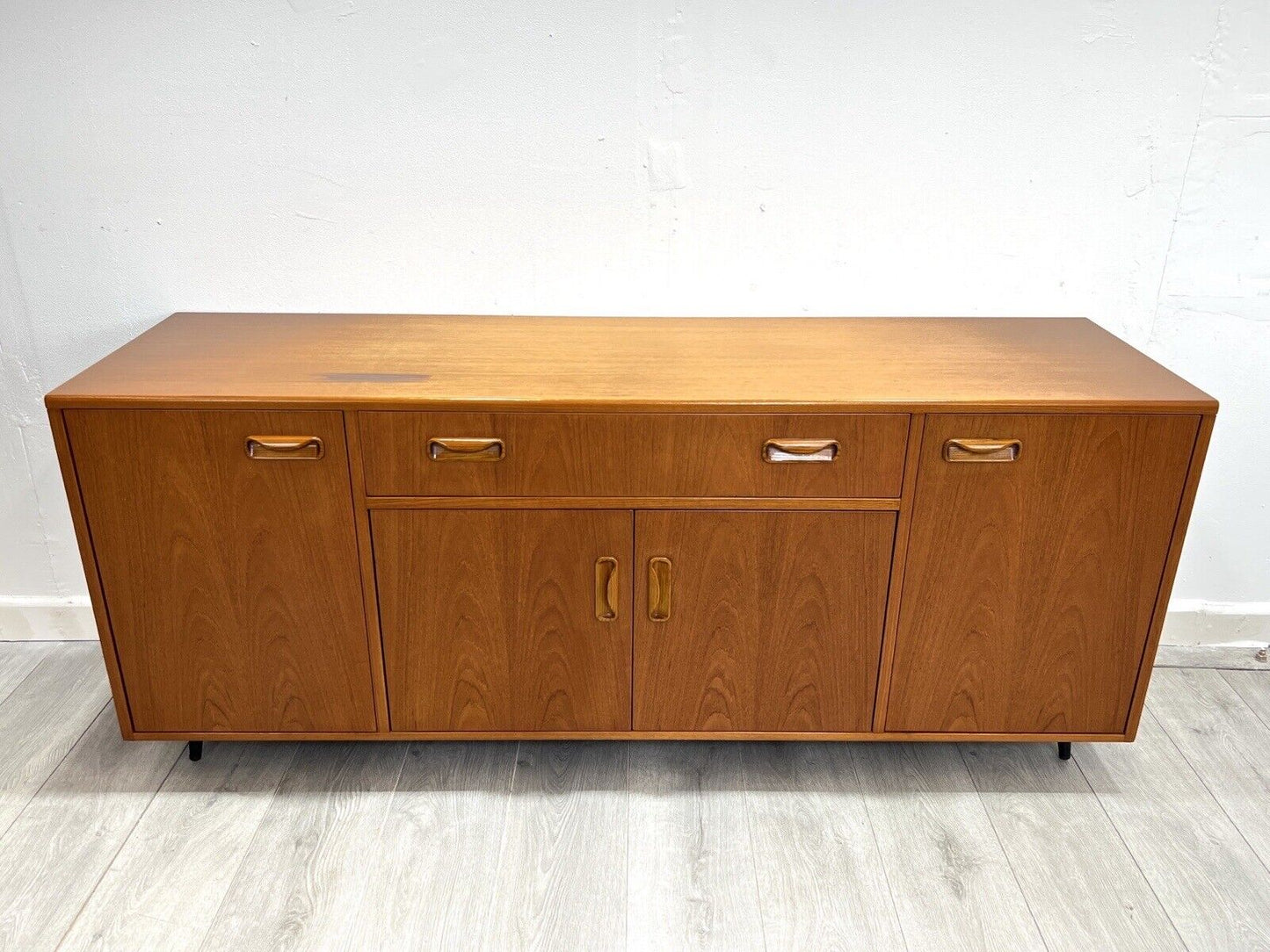 G Plan Fresco, Mid Century Teak Sideboard on Dansette Legs