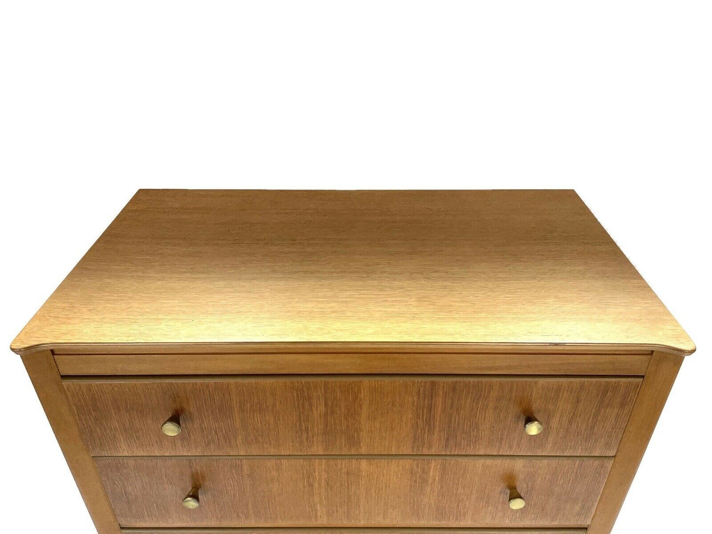 Lebus, Mid-Century, Golden Oak Chest Of Drawers / Tallboy
