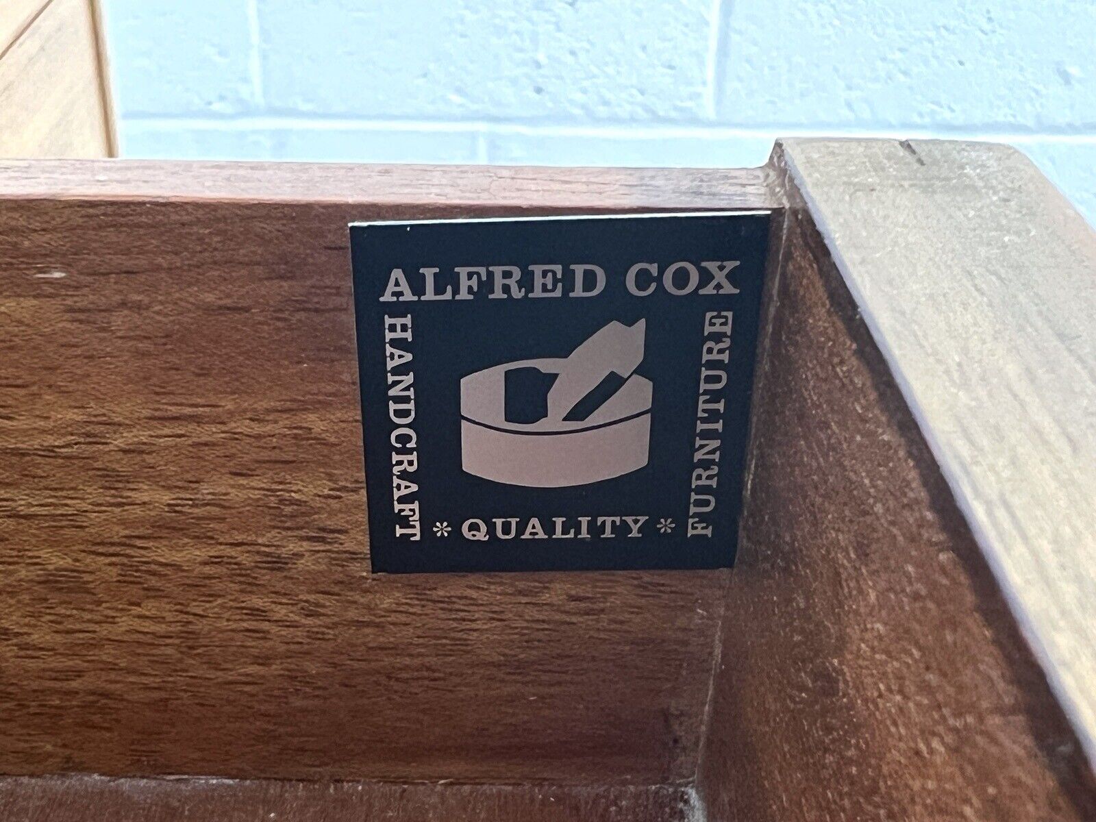 Alfred Cox, Vintage Walnut Dressing Table