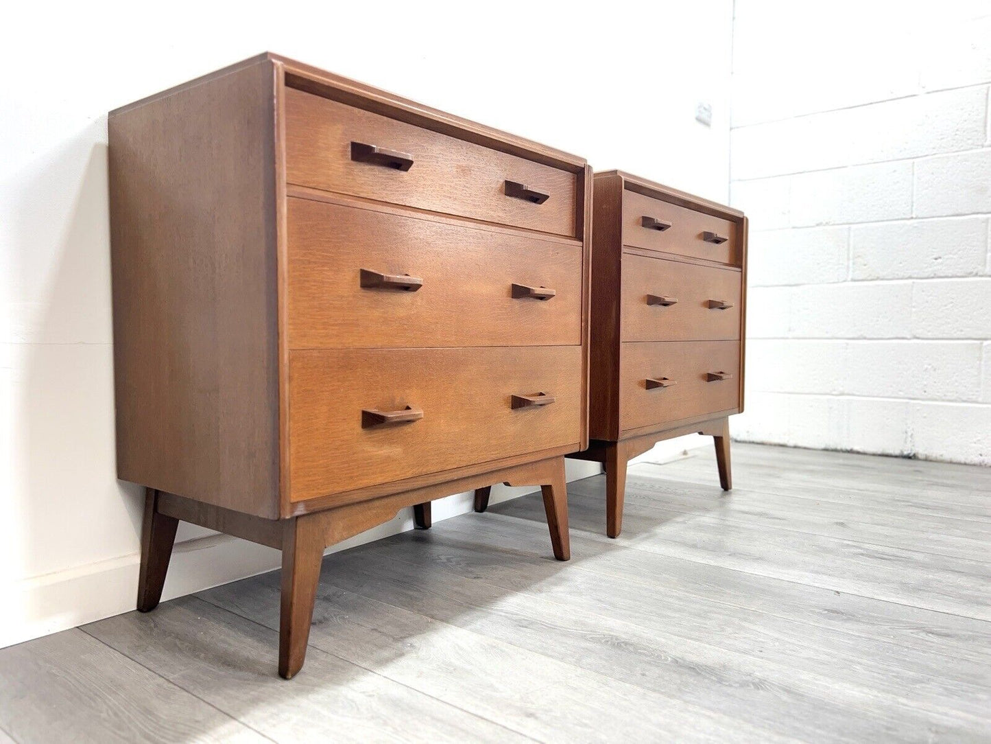 Pair of G Plan / E Gomme Brandon, Mid Century 3 Drawer Chest of Drawers