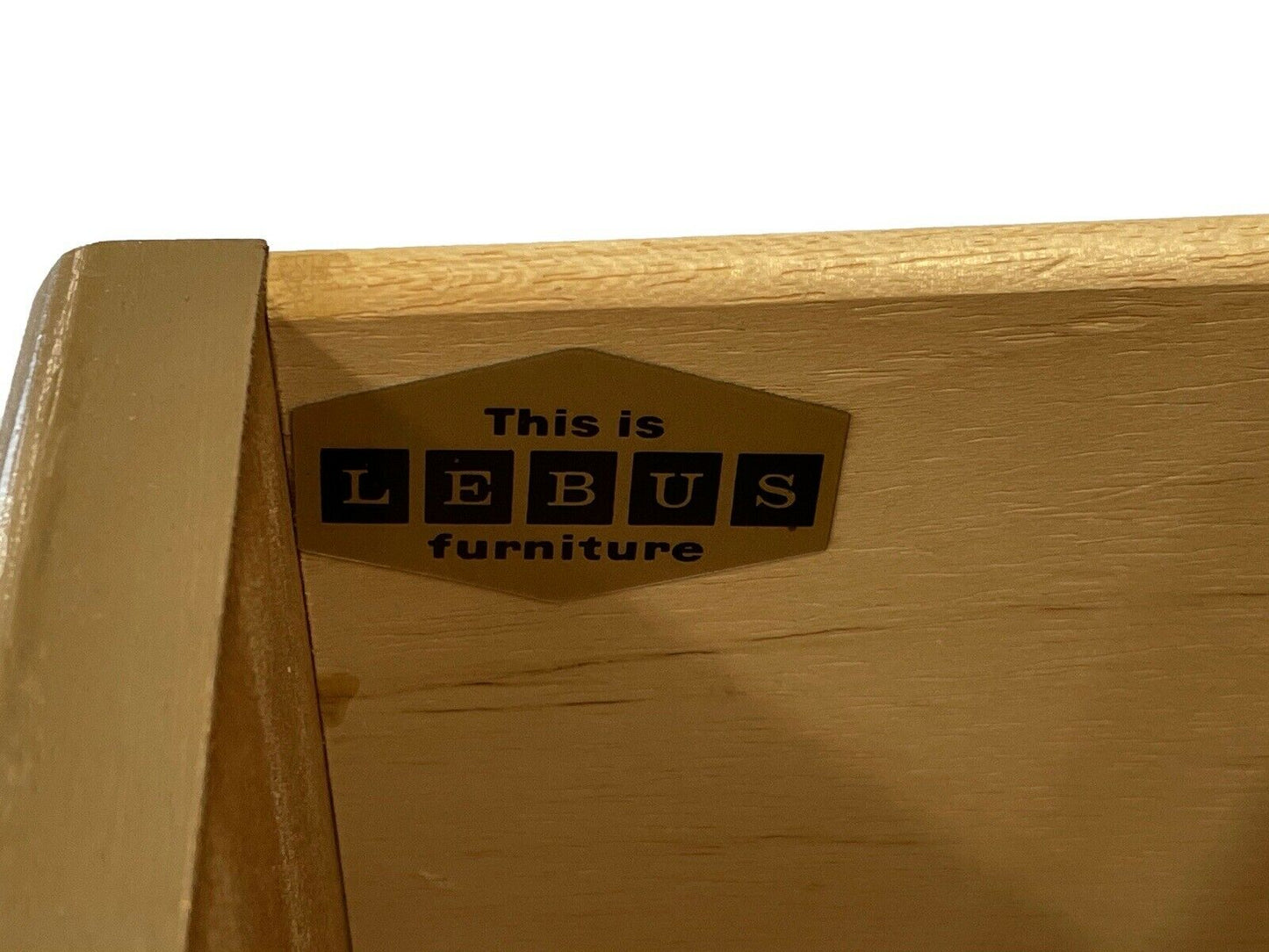 Lebus, Mid-Century, Golden Oak Chest Of Drawers / Tallboy