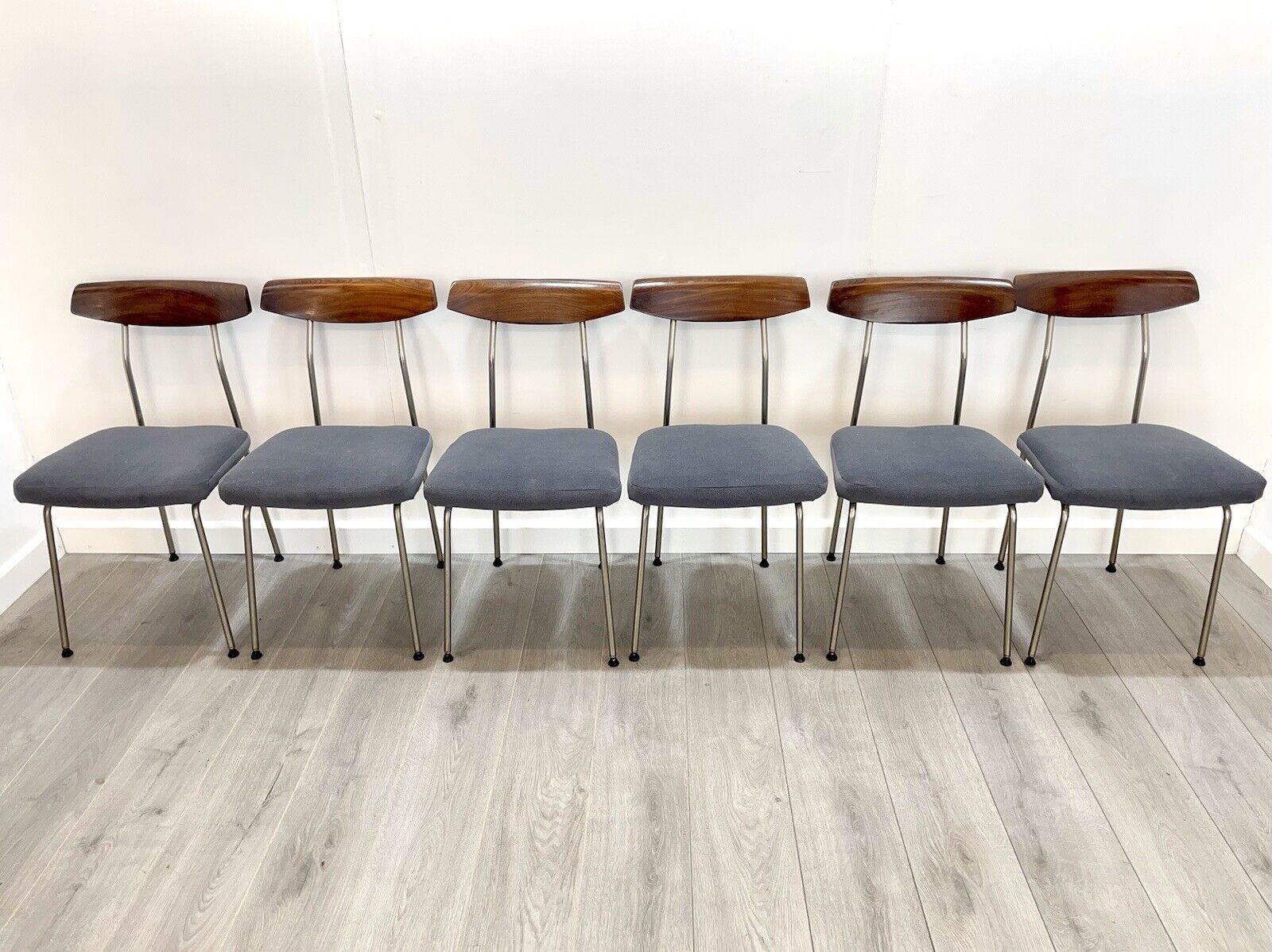 John & Sylvia Reid for Stag S Range, Set of 6 Mid Century Dining Chairs