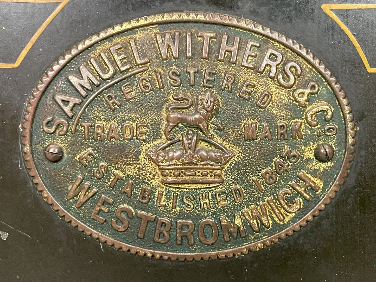 Samuel Withers & Co, Cast Iron Safe With Key & Working