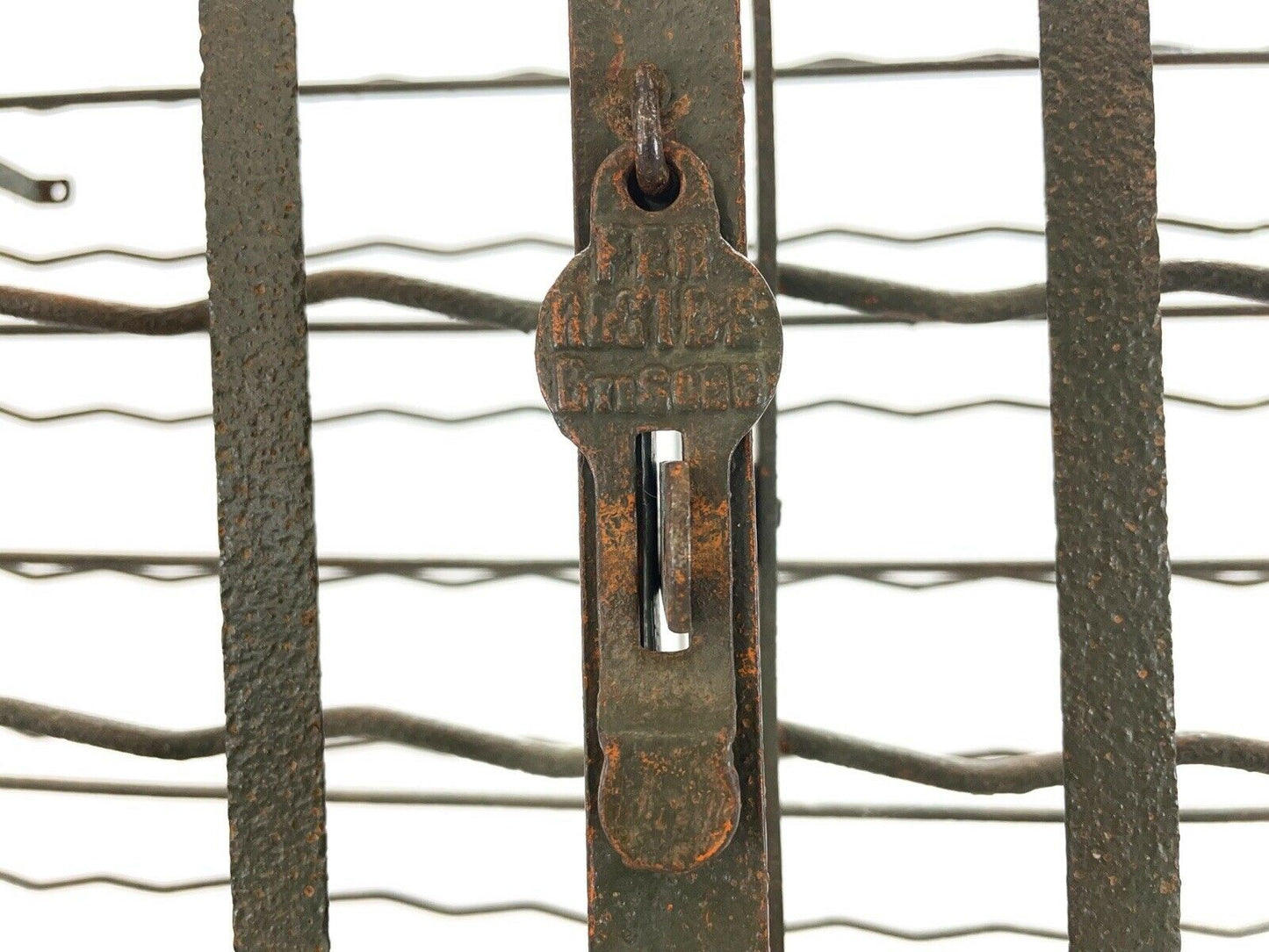 Early 20th Century, Wrought Iron French Wine Rack / Cage