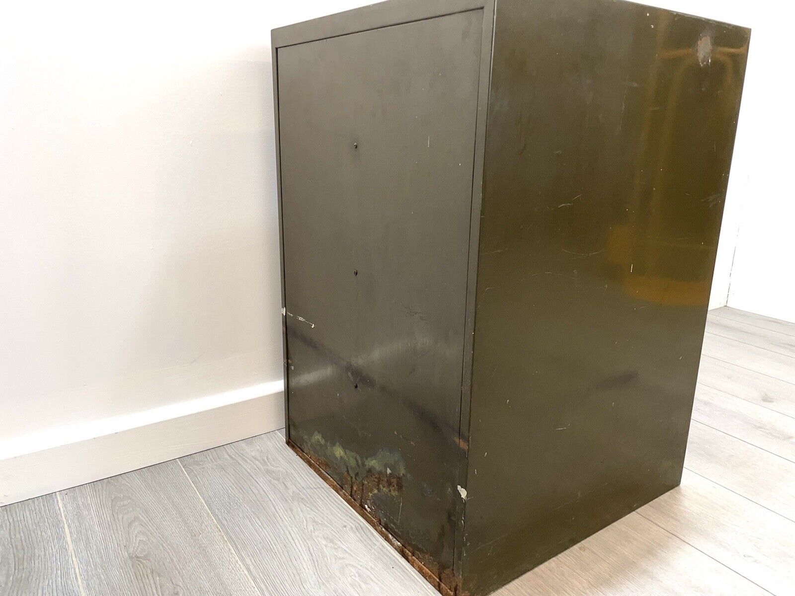 Roneo, Vintage 8 Drawer Filing / Index Cabinet in Dark Green
