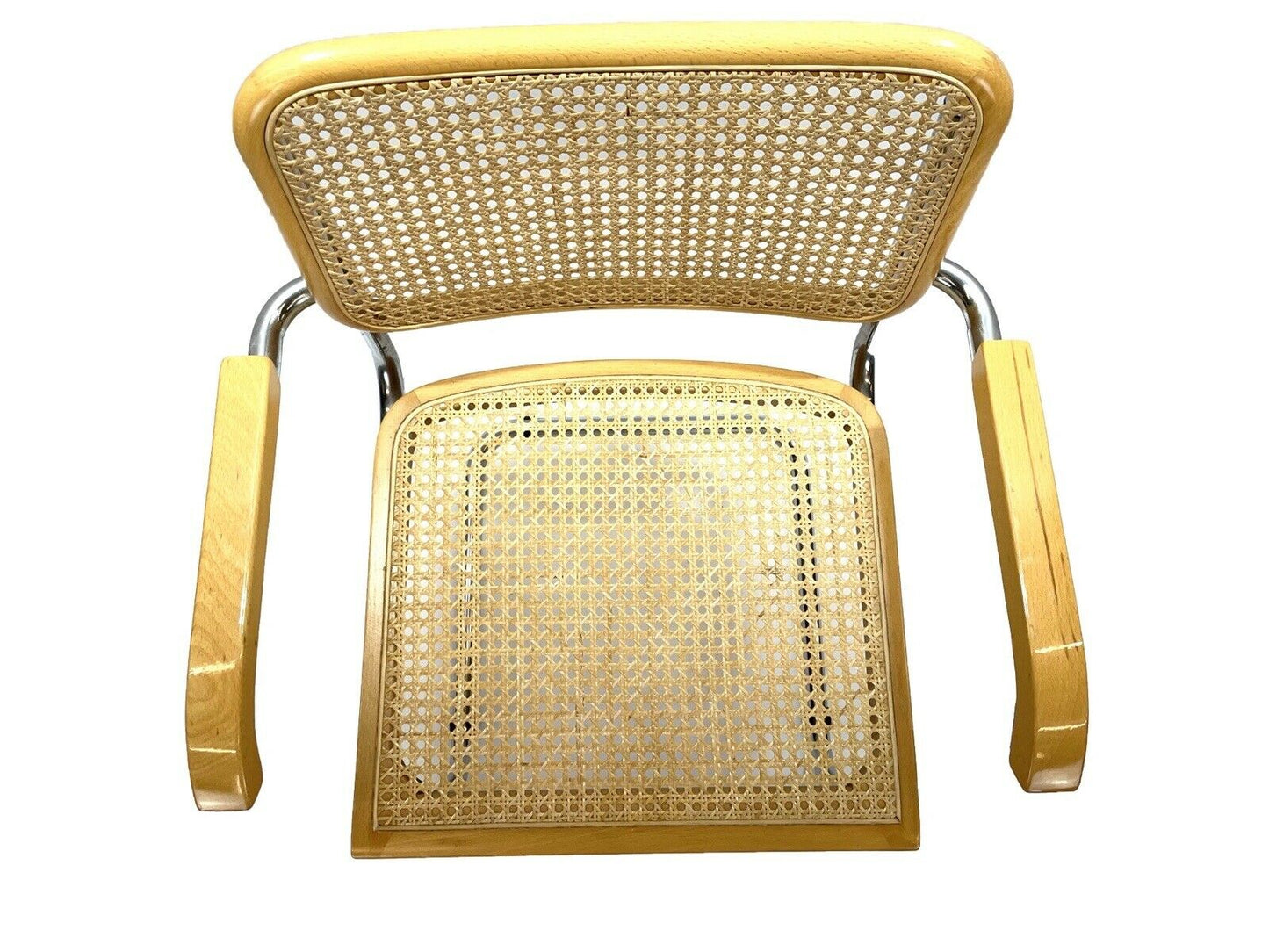 Set Of 3, Marcel Breuer - Cesca, B64 Style Chairs - Made In Italy