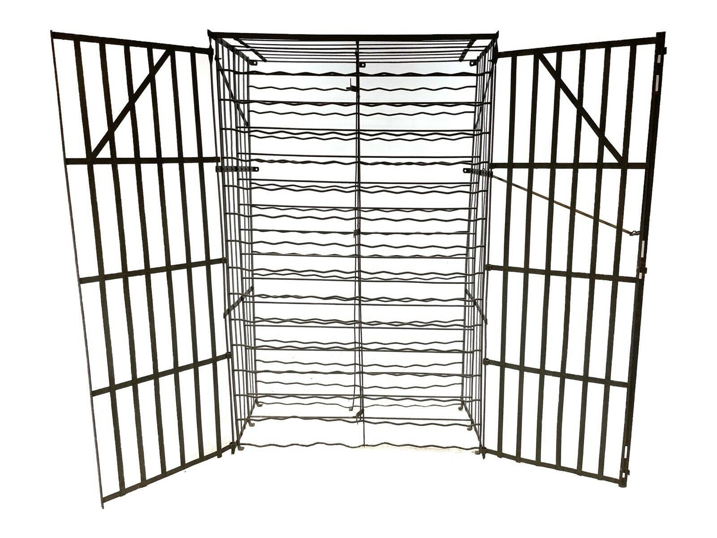 Early 20th Century, Wrought Iron French Wine Rack / Cage
