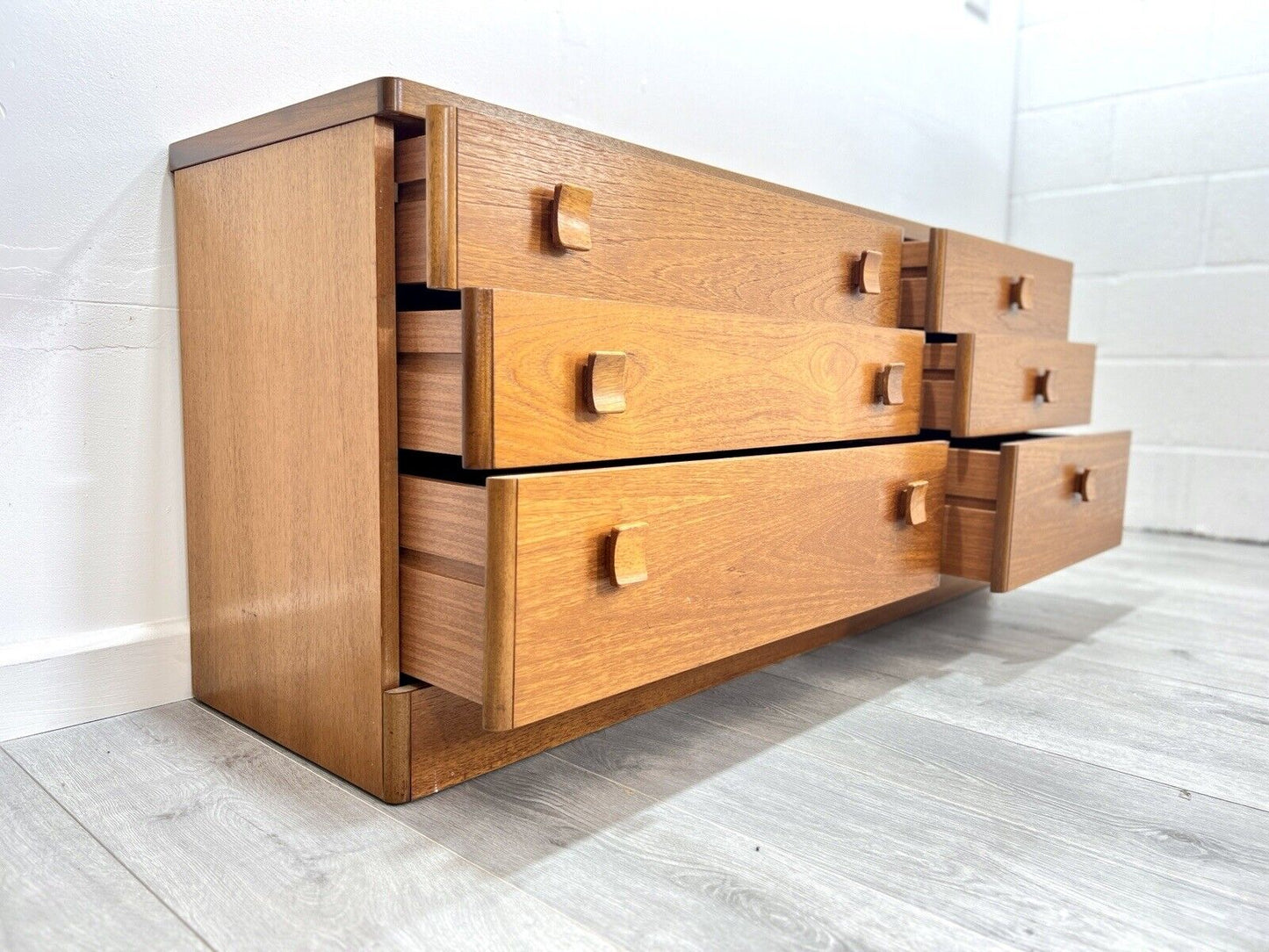 Stag Cantata, Mid Century Teak Chest of Drawers