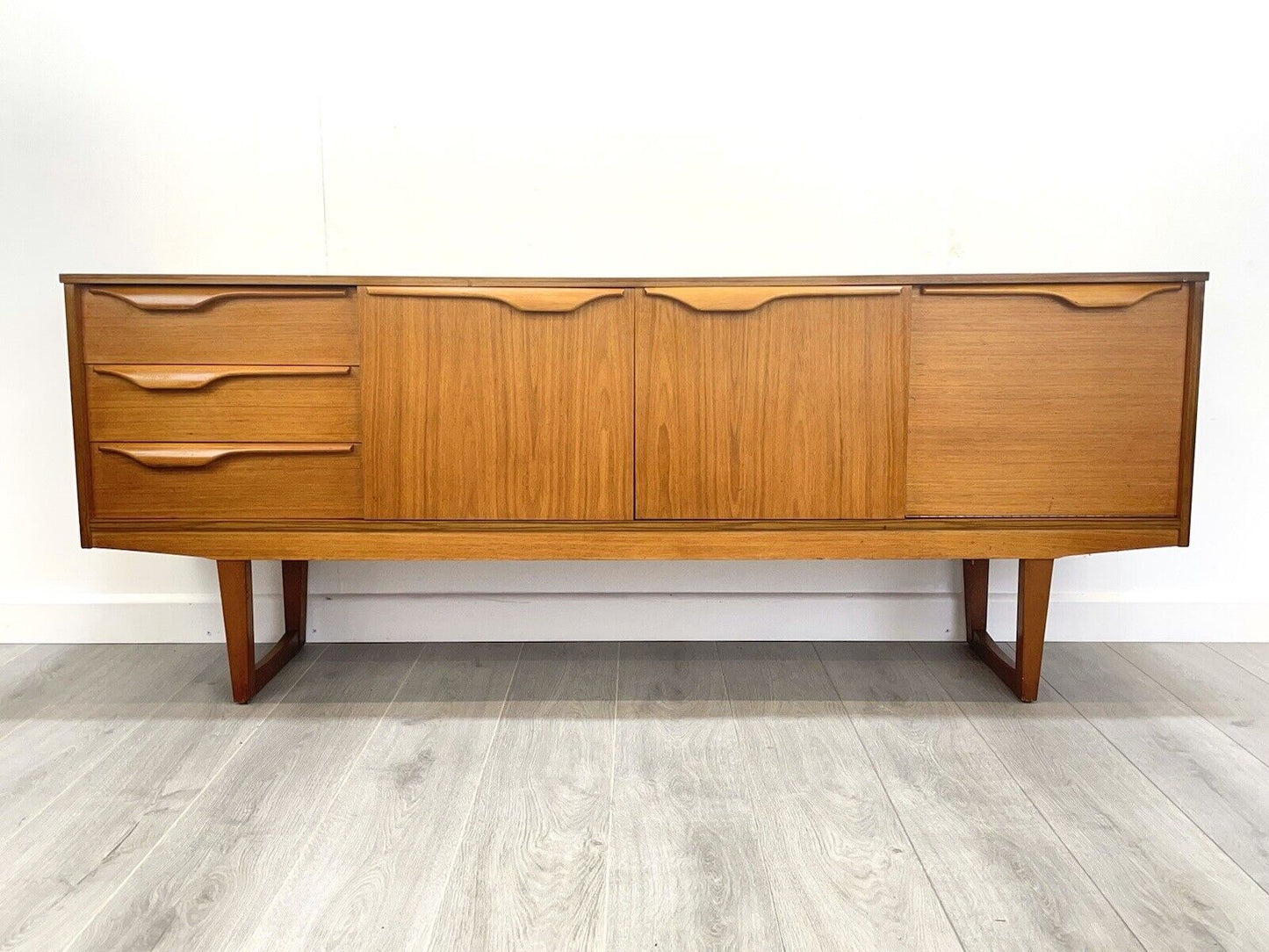 A Mid Century, Vintage Veneered Sideboard in The Dunvegan Style