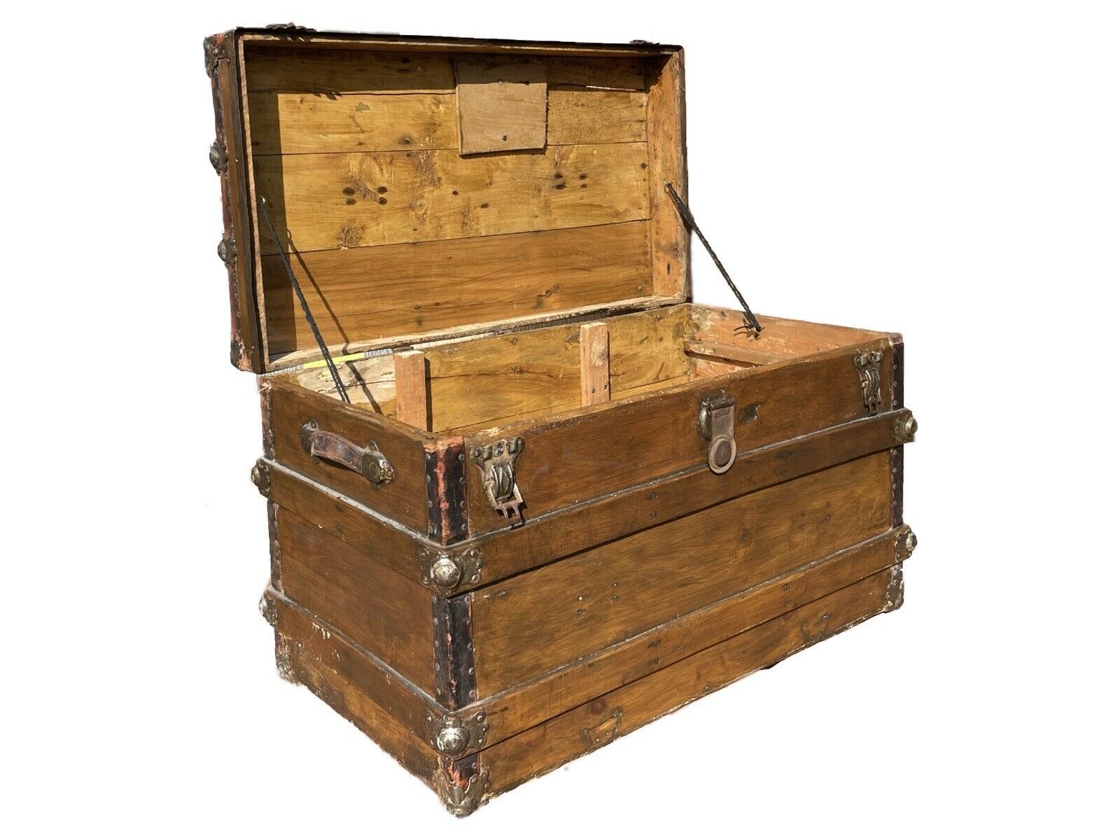 Antique Flat Top Trunk / Chest
