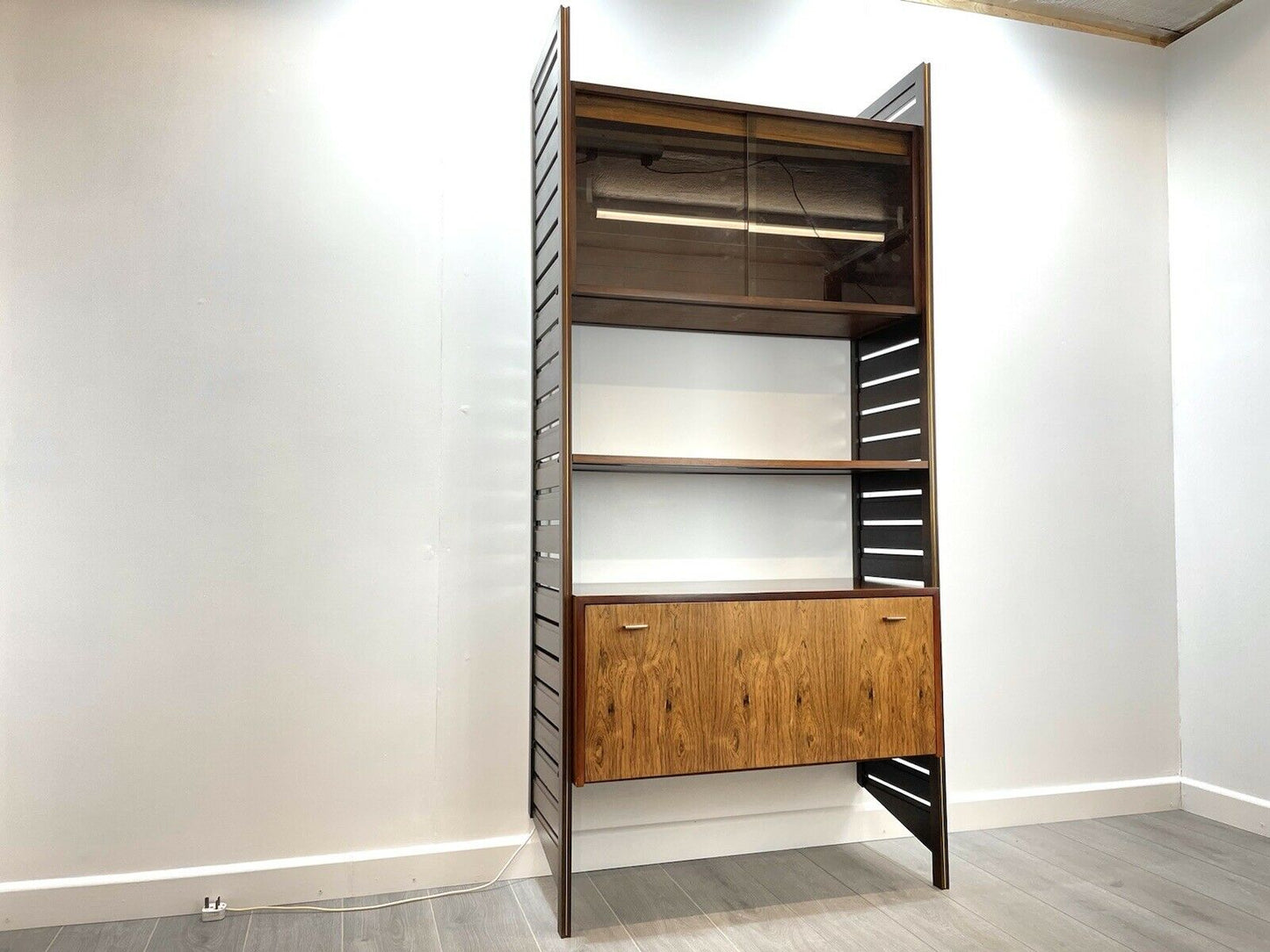 Rare - Staples, Mid Century, Rosewood Ladderax - Single Bay
