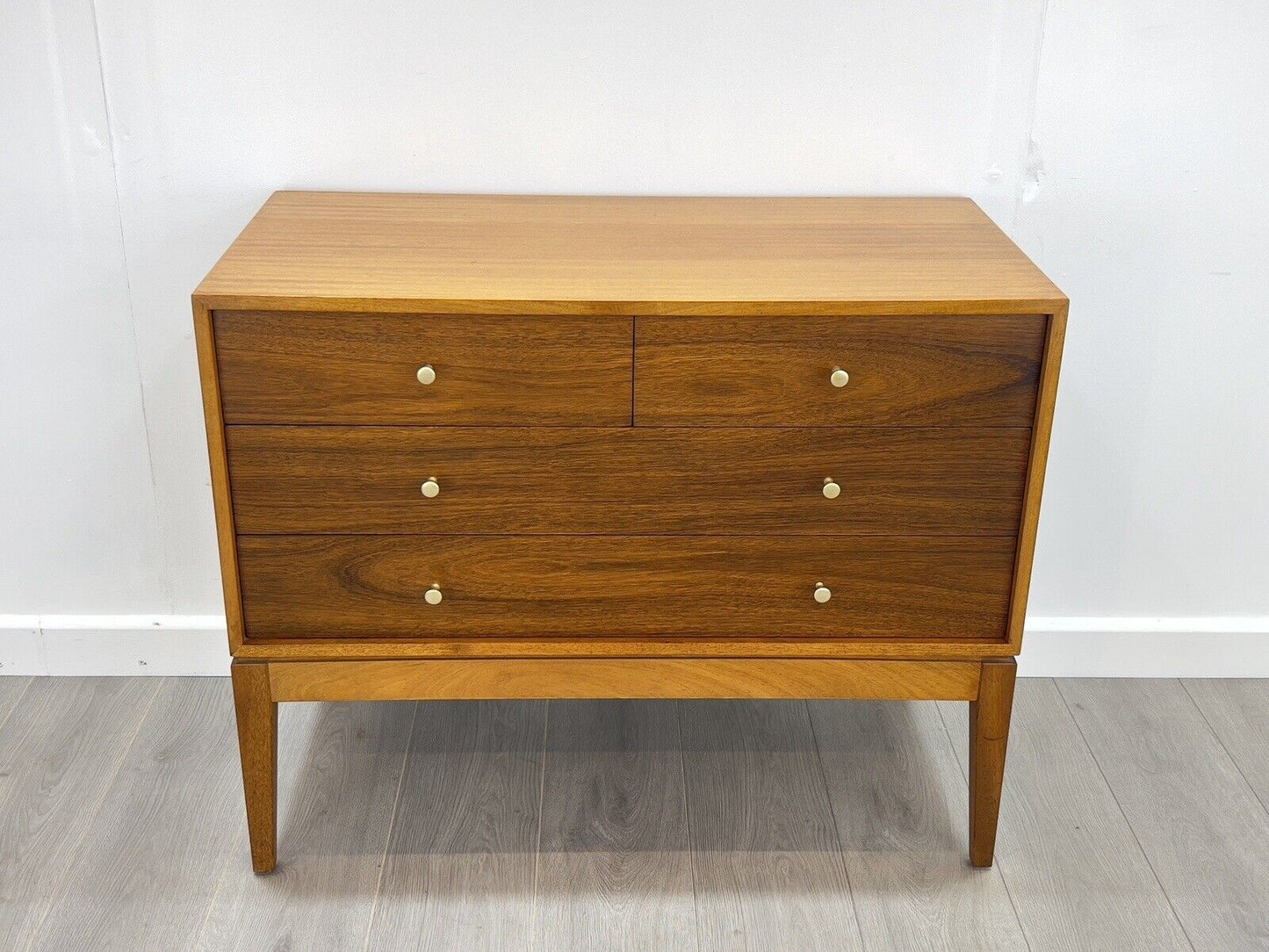 Peter Hayward for Uniflex, Mid Century, Walnut Chest of Drawers