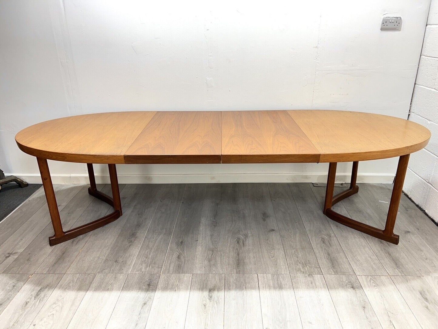 CJ Rosengaarden, Mid Century Danish Teak Extending Dining Table