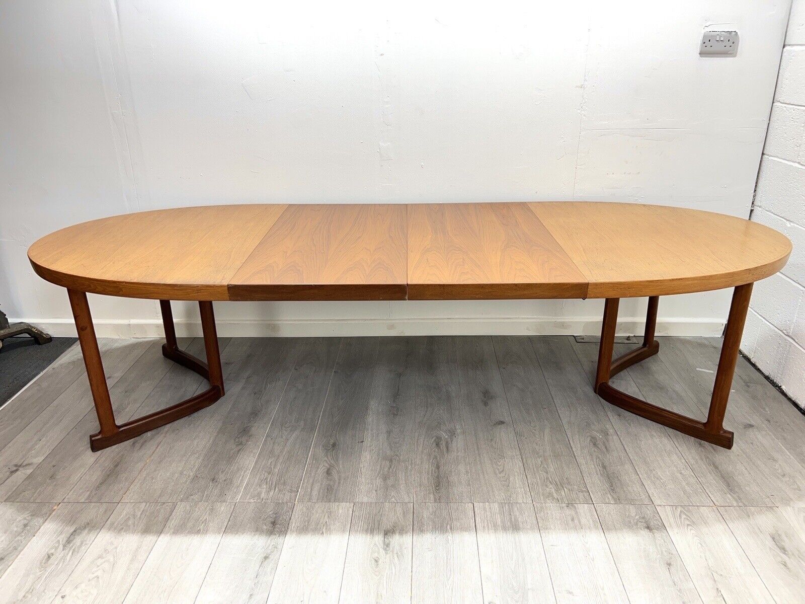 CJ Rosengaarden, Mid Century Danish Teak Extending Dining Table