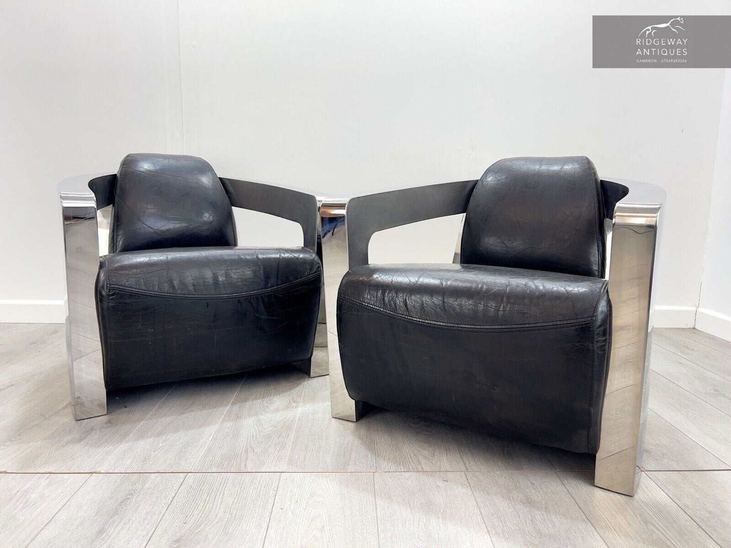 Pair of Timothy Oulton, Halo Mars MK1 Chairs