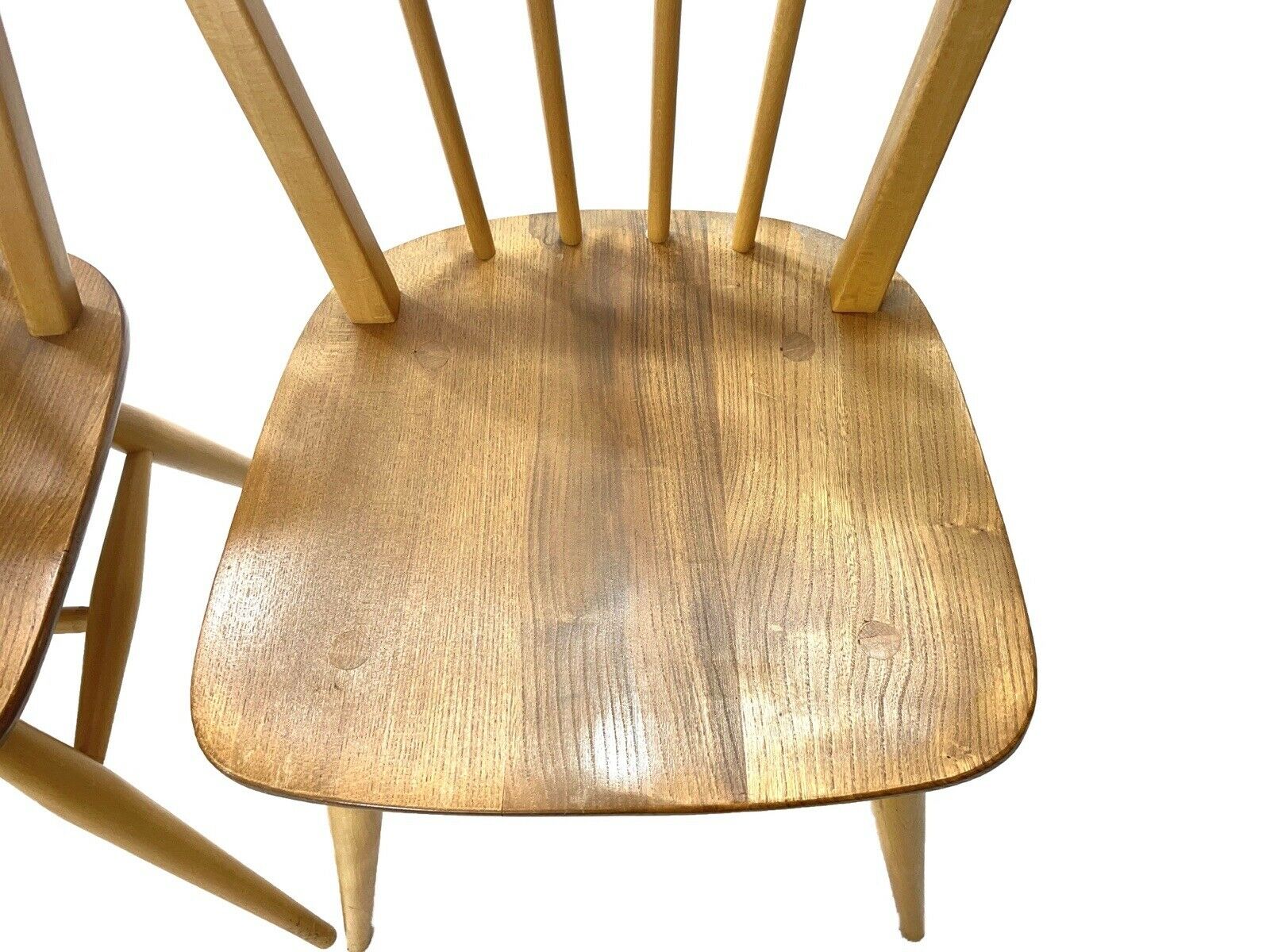 Set Of 4, Ercol 370 Windsor Chairs