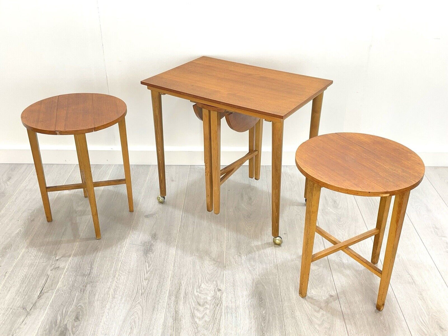 Poul Hundevad, Mid Century, Nesting Folding Tables