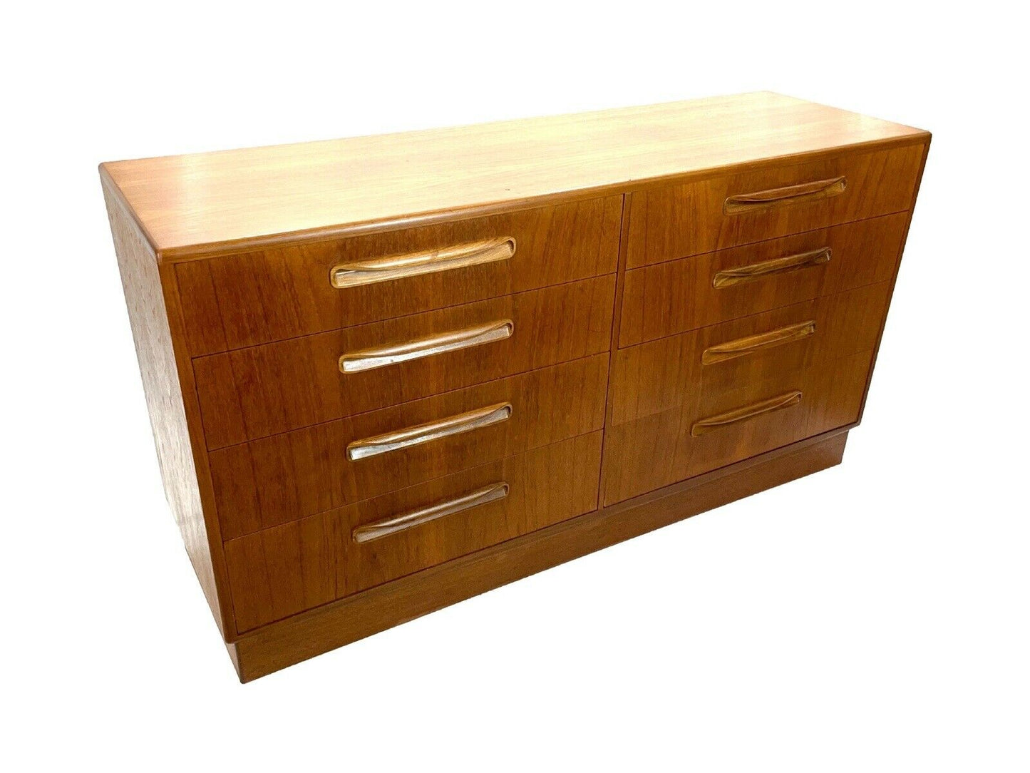 G Plan Fresco, Mid Century Modern, Bank Of 8 Drawers / Chest Of Drawers