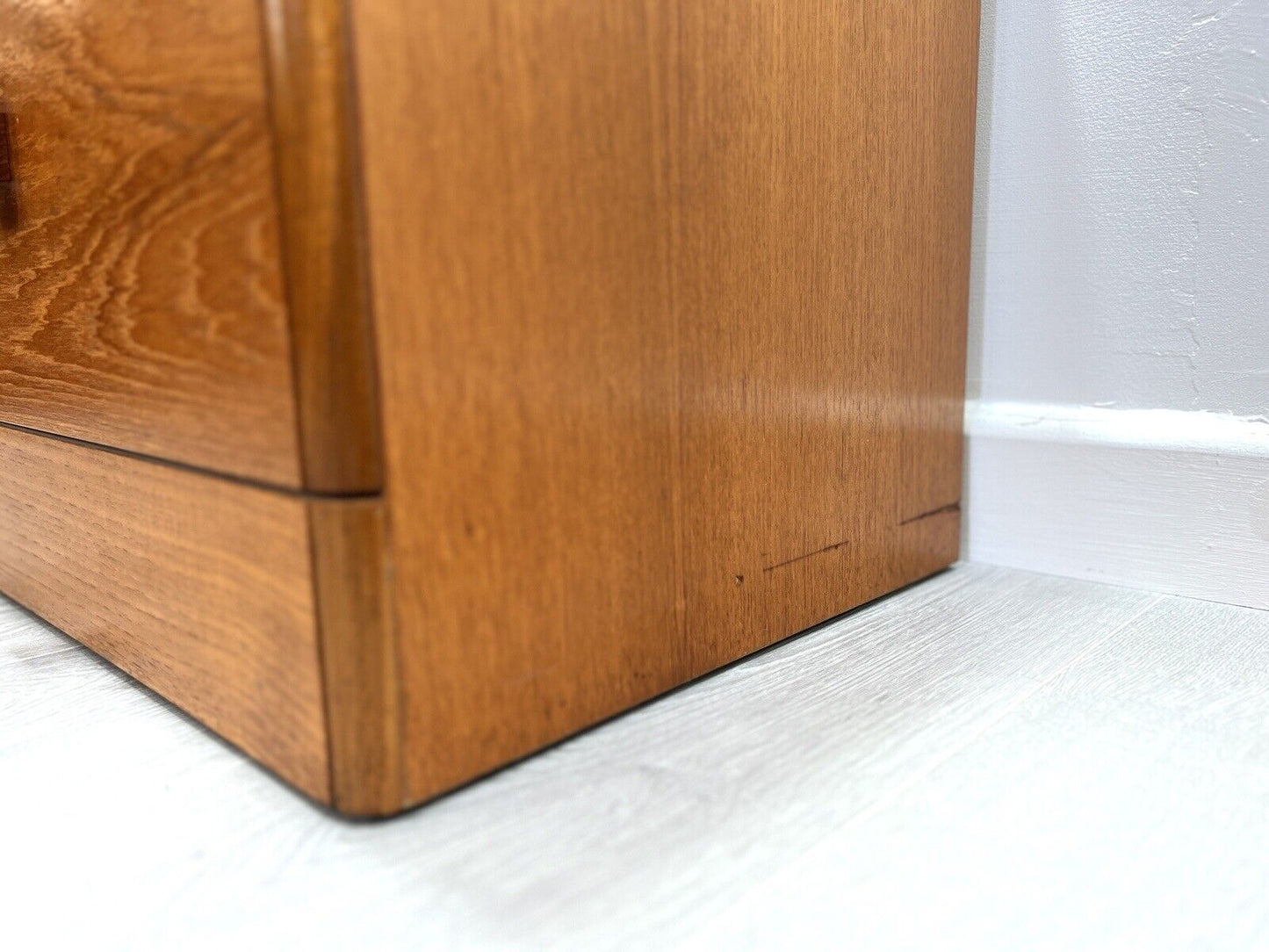 Stag Cantata, Pair of Mid Century Teak Bedside Tables / Drawers