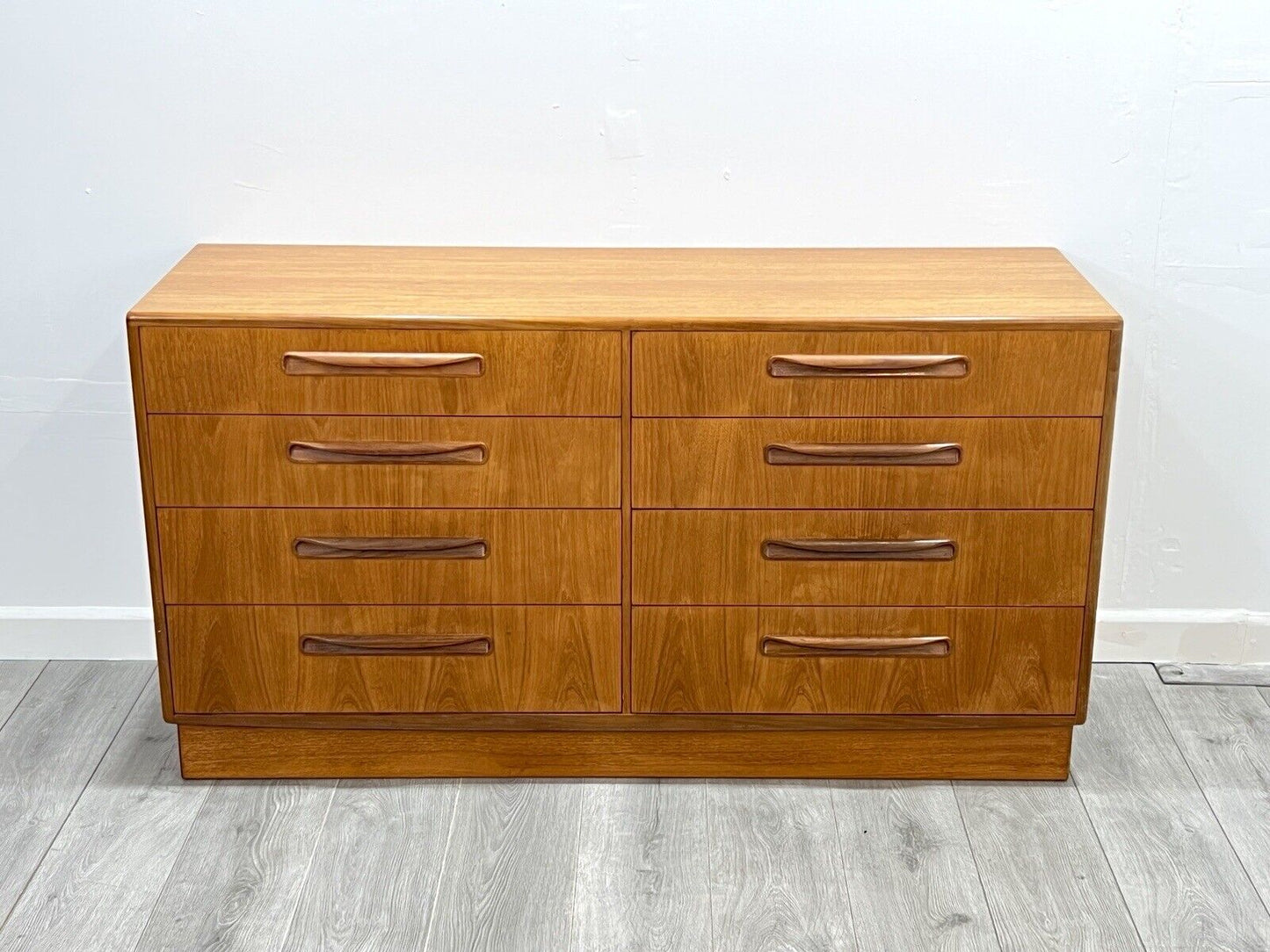 G Plan Fresco, Mid Century Bank Of 8 Drawers / Chest Of Drawers